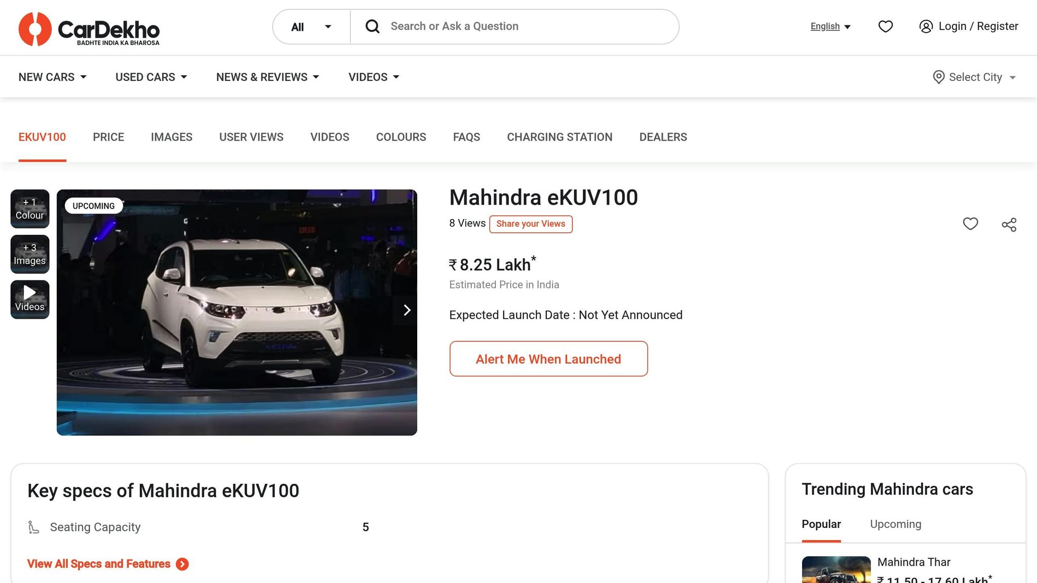 Mahindra eKUV100