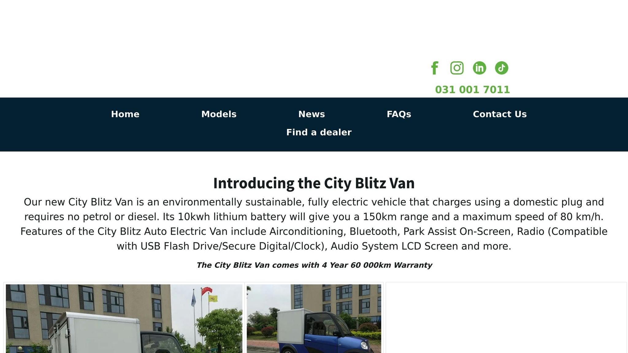 City Blitz Van