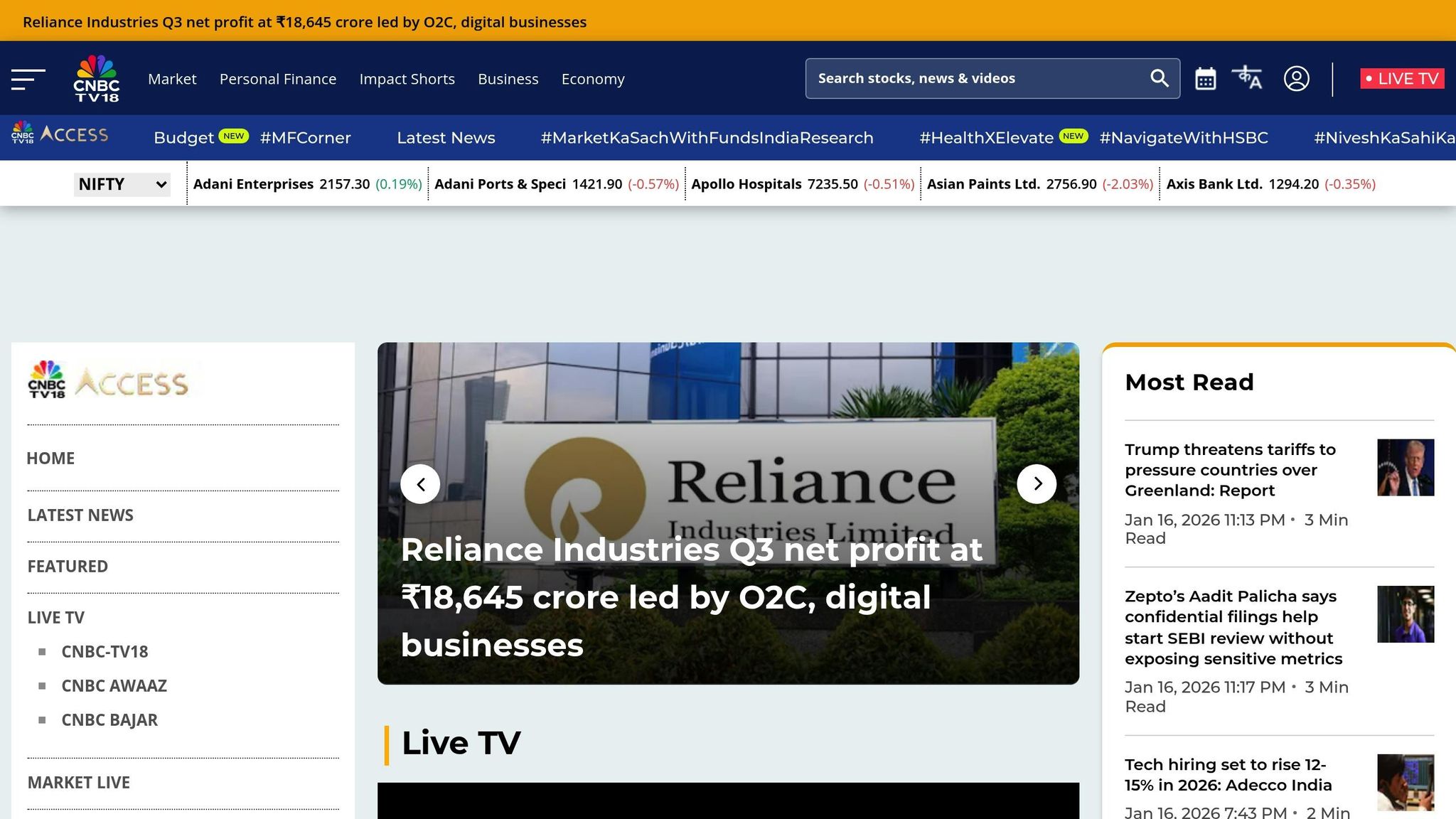 CNBCTV18