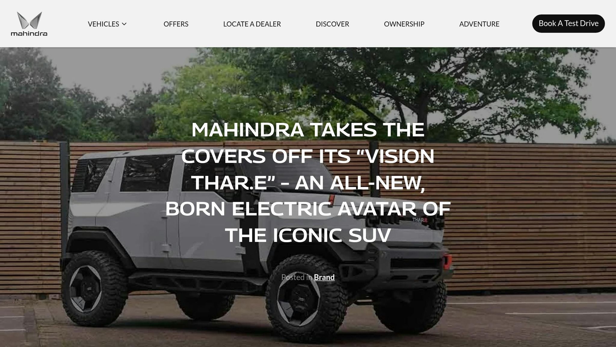 Mahindra Thar E