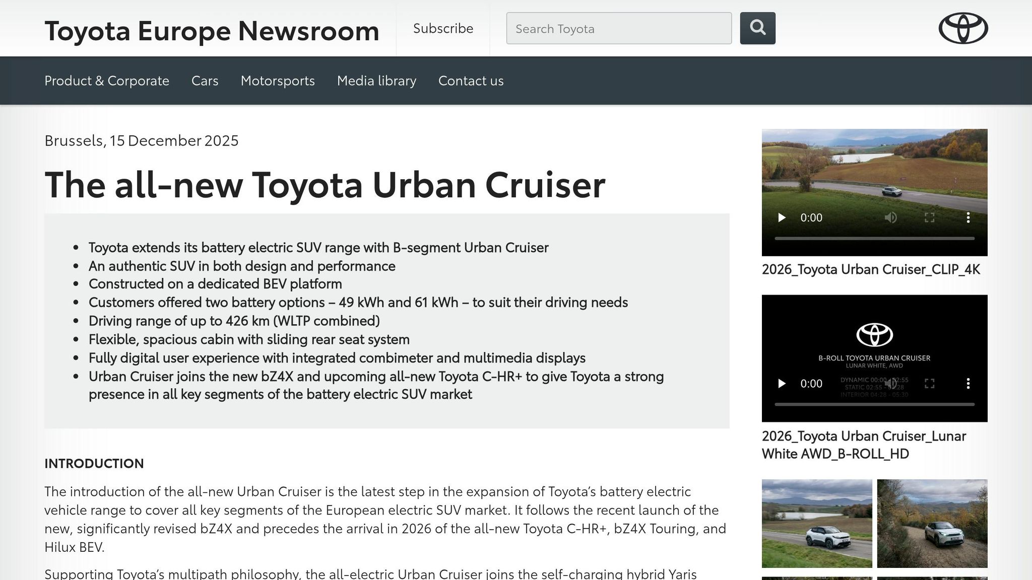 Toyota Urban Cruiser