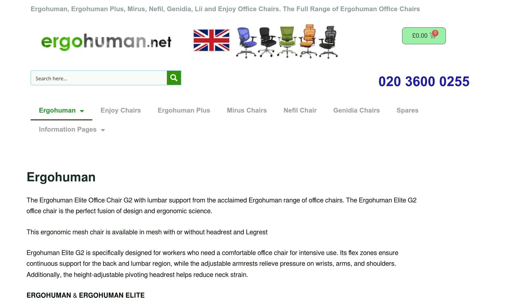 Ergohuman Elite 2