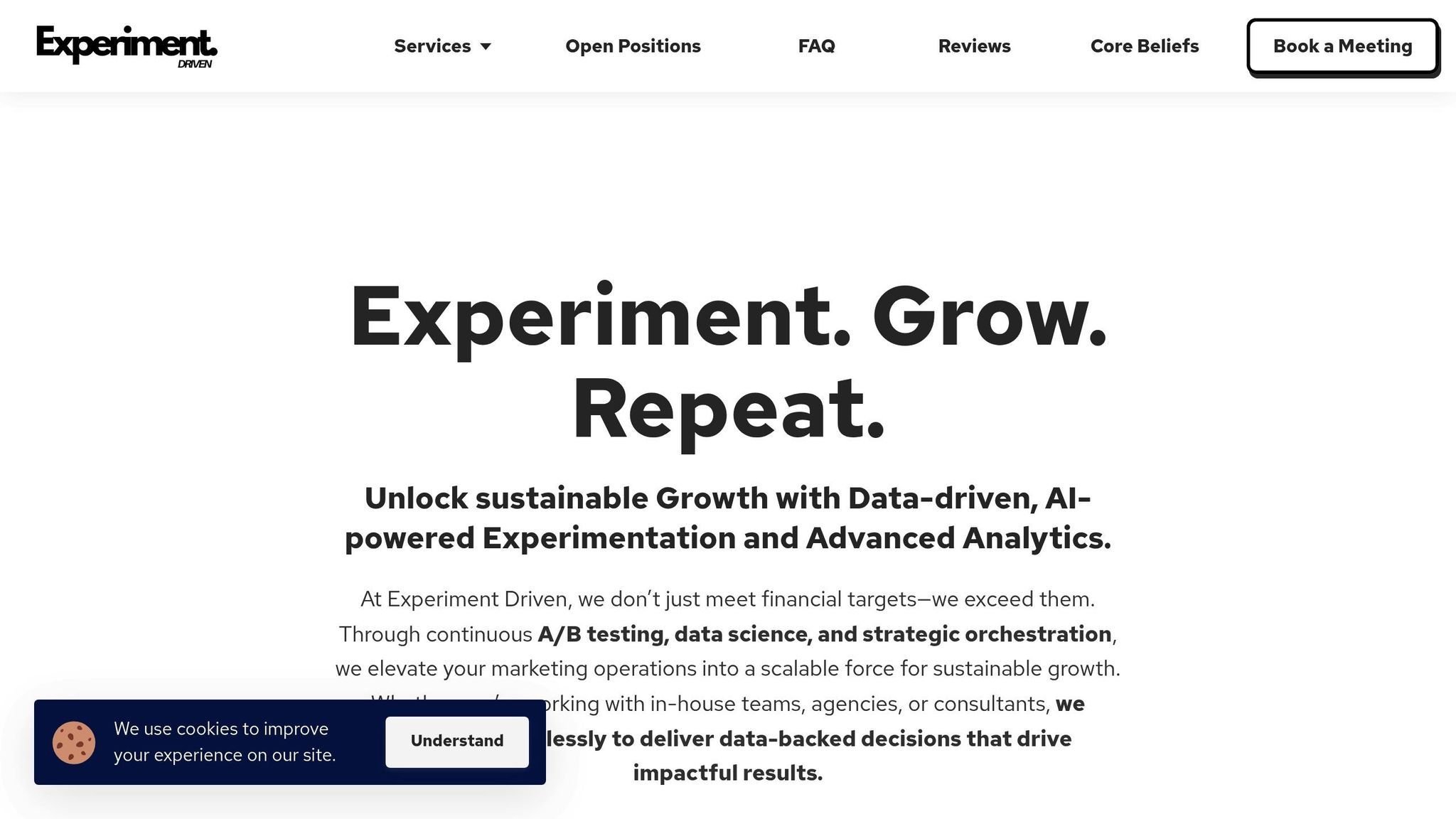 Experiment Driven Growth OS
