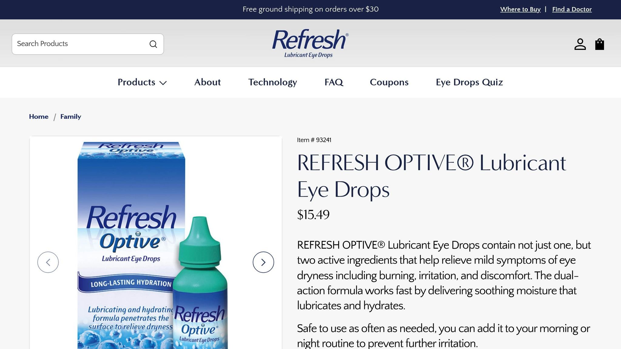 Refresh Optive