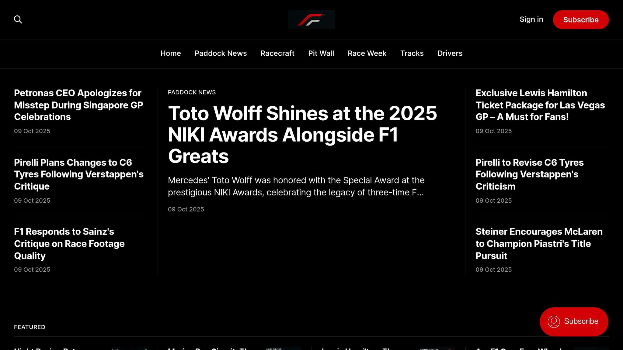 F1 Briefing