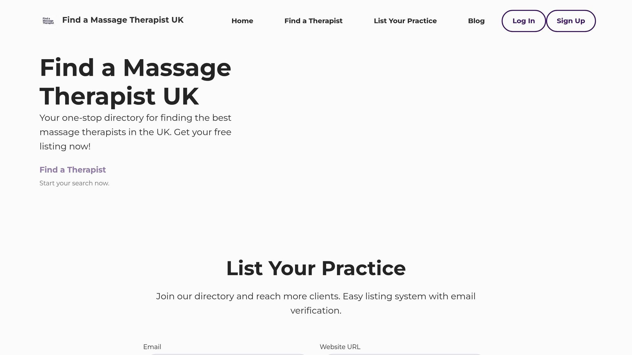 Find a Massage Therapist