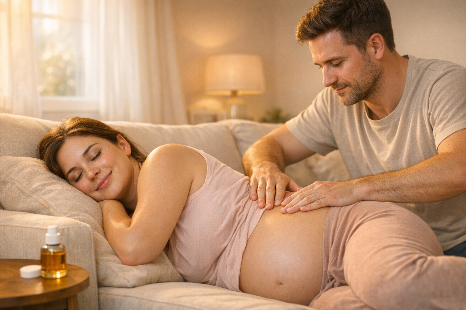 Prenatal massage for partners: techniques & safety guide