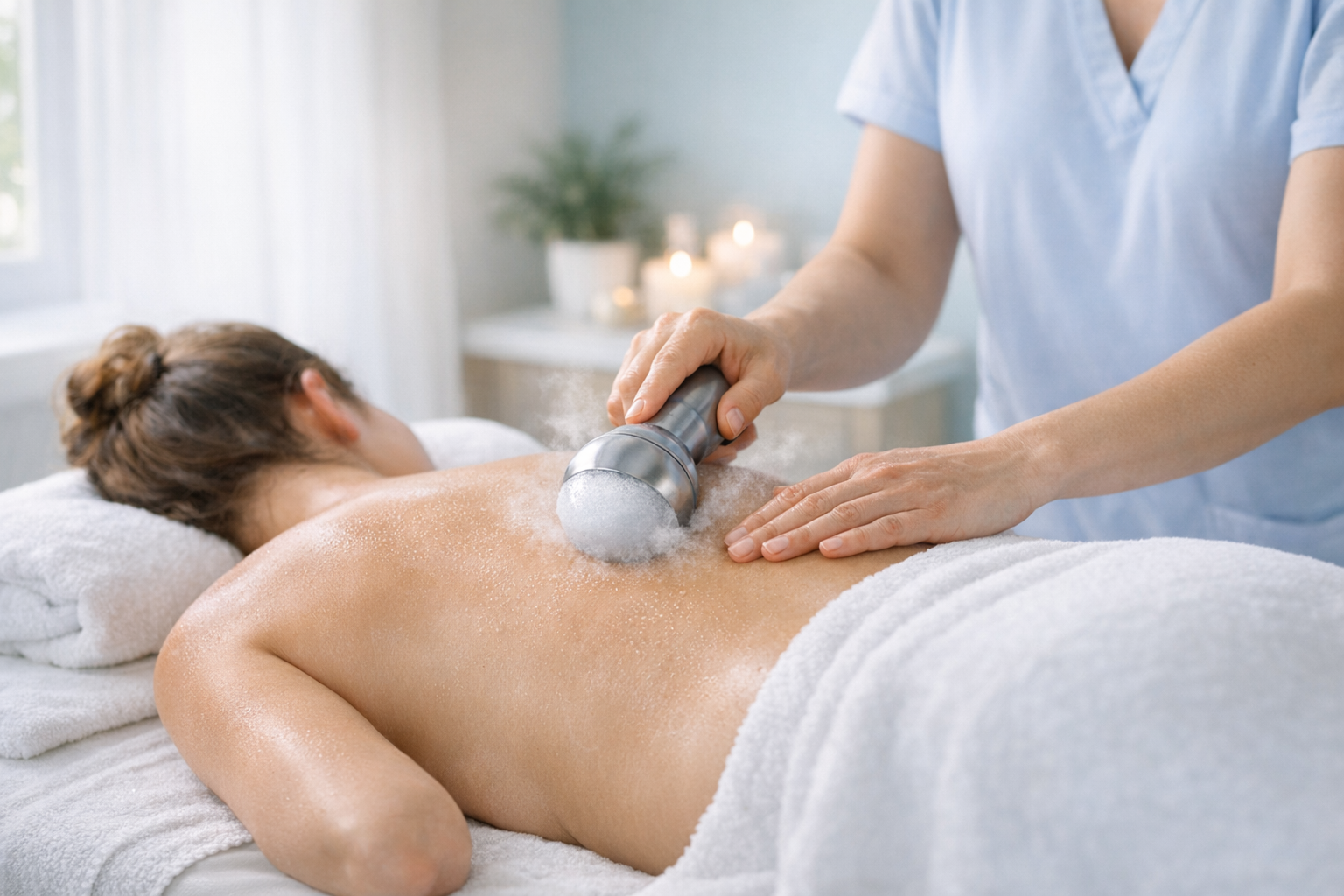 Cryotherapy Massage for Back Pain Relief and Recovery