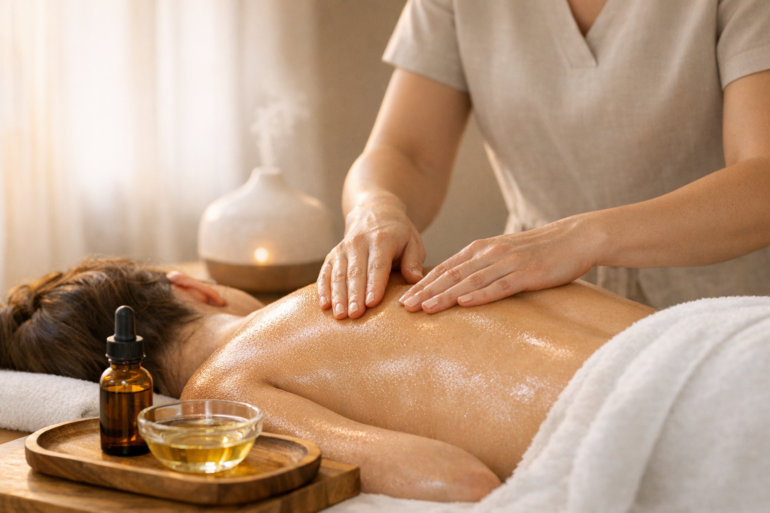 Aromatherapy Massage for Pain Relief — Oils & Techniques