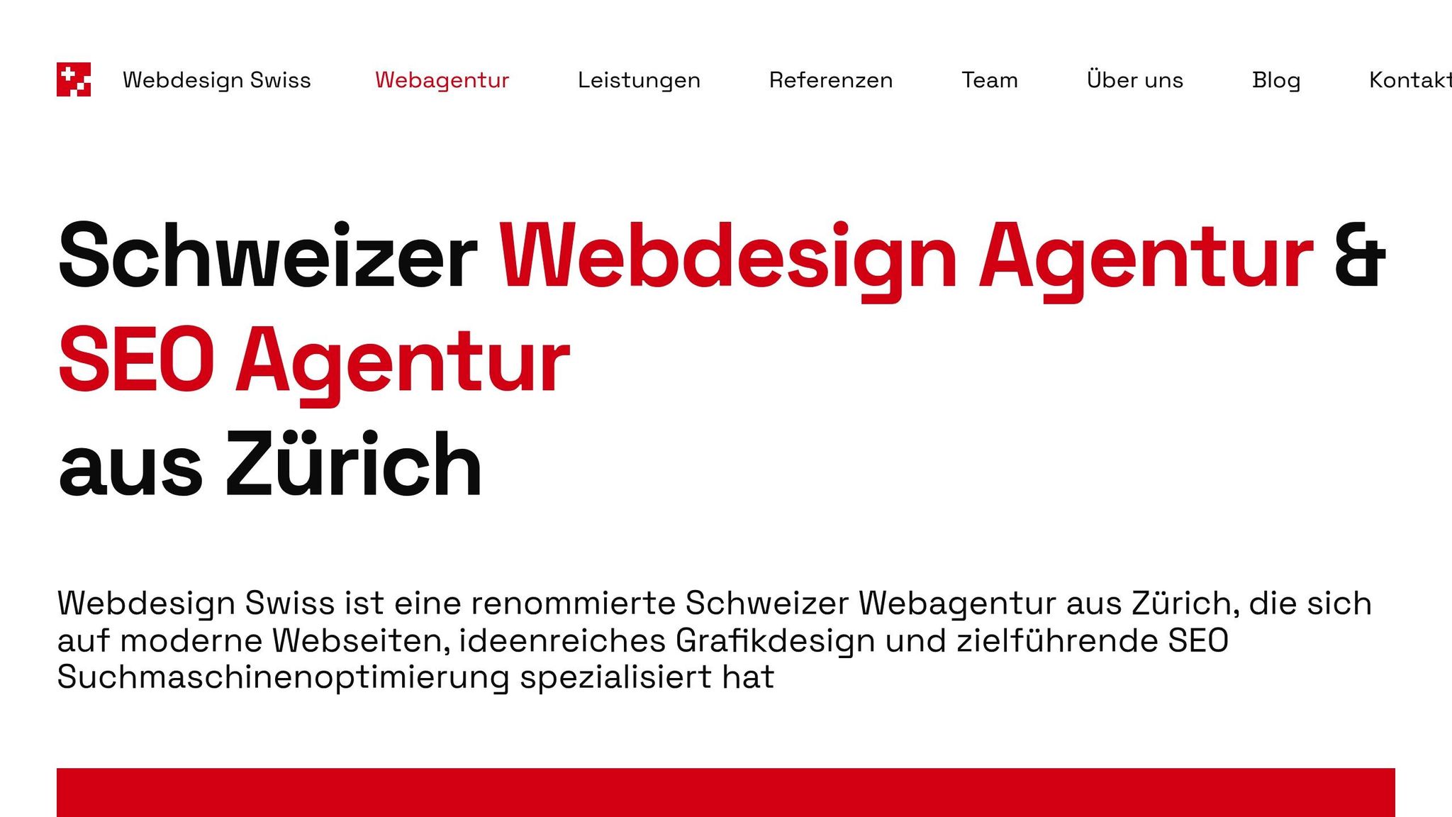 Webdesign Swiss