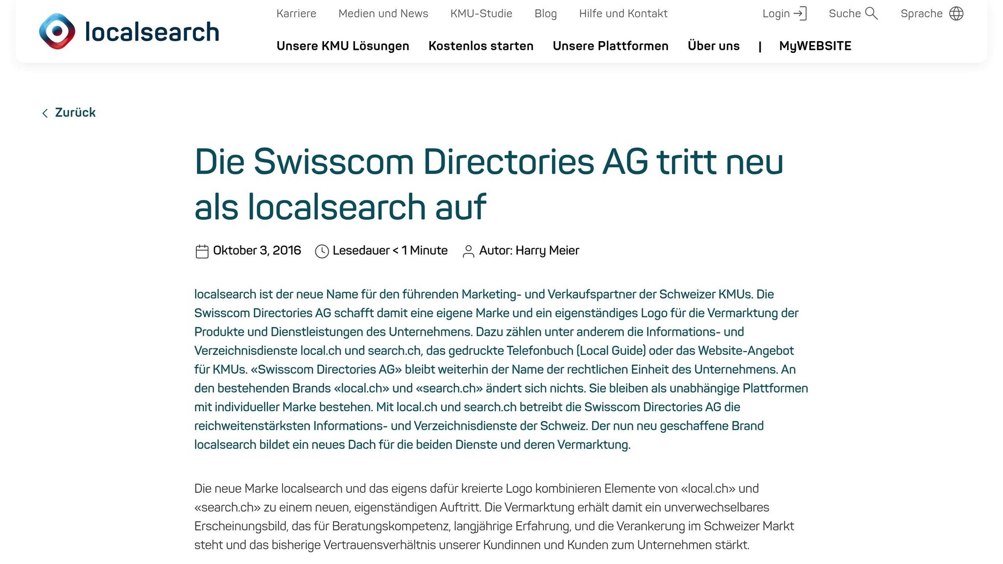 Swisscom Directories AG