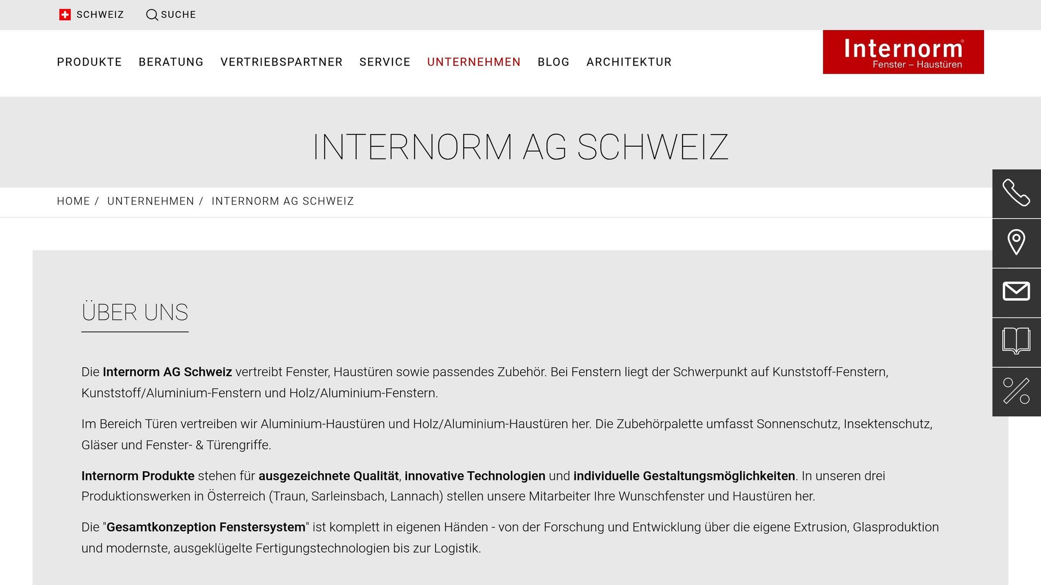 Internorm Schweiz AG