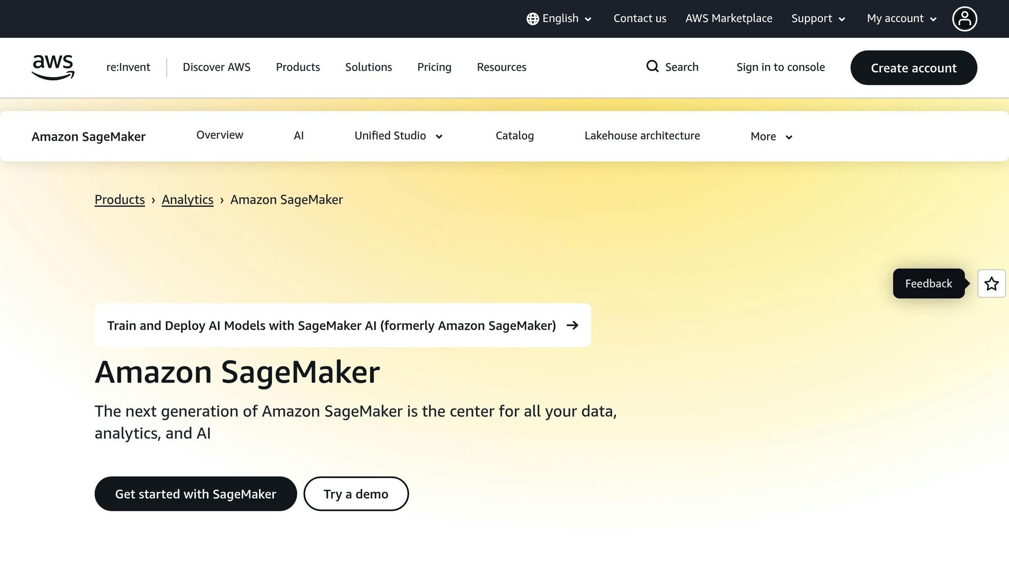 AWS SageMaker