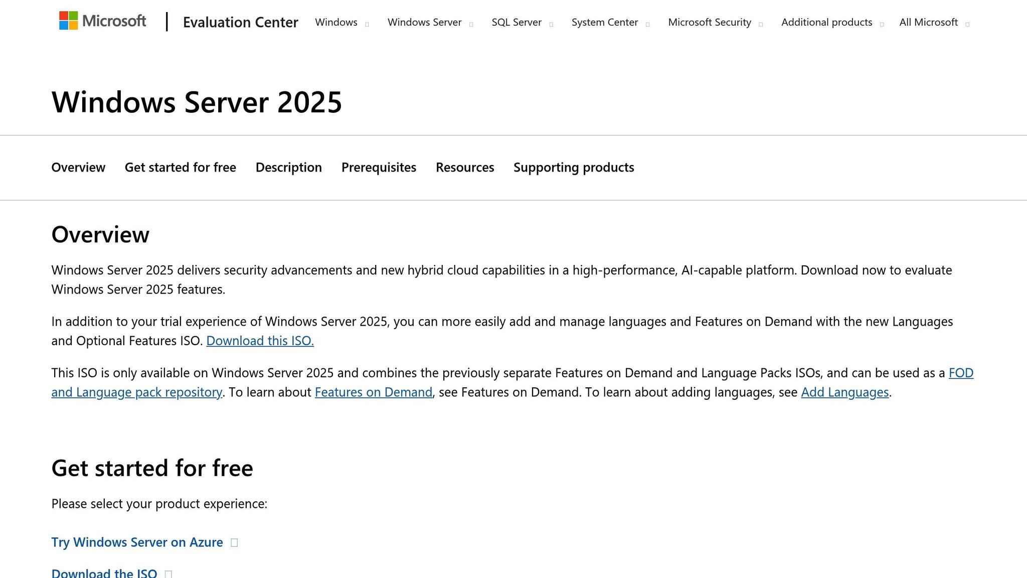 Windows Server 2025