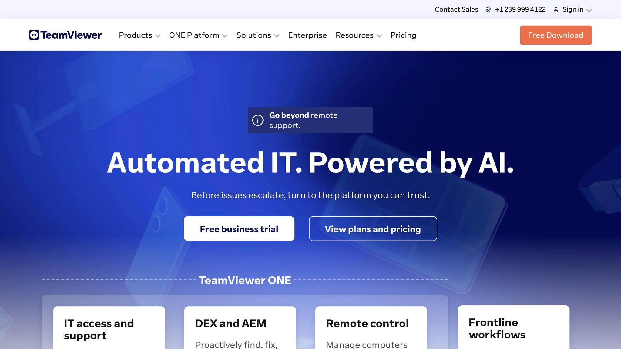 TeamViewer remote desktop software
