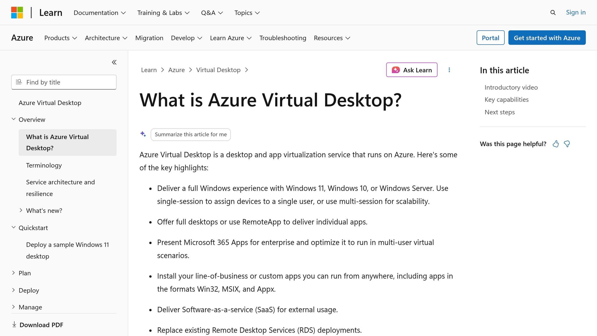 Azure Virtual Desktop