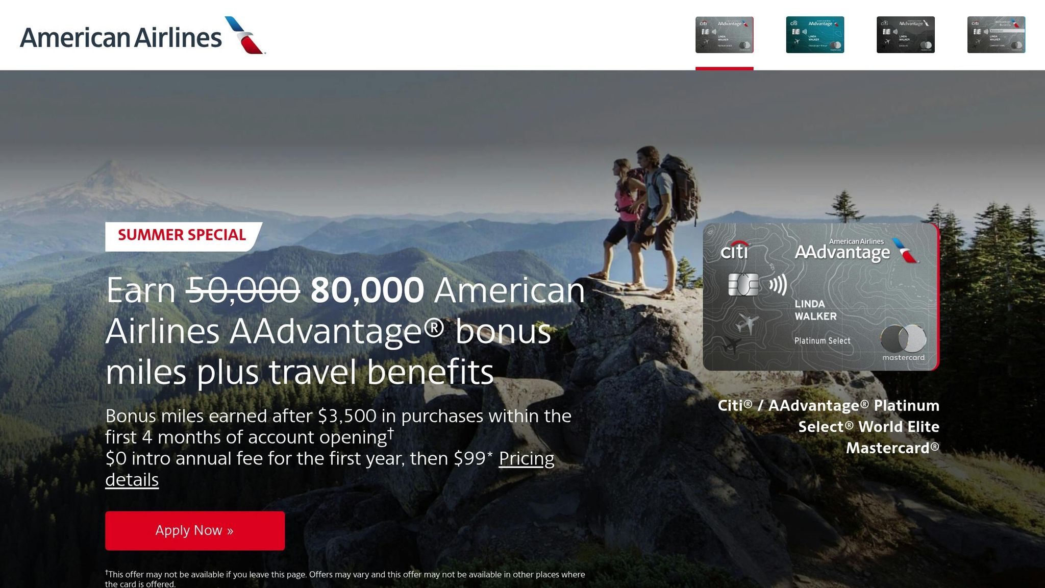American Airlines AAdvantage Platinum Select Card