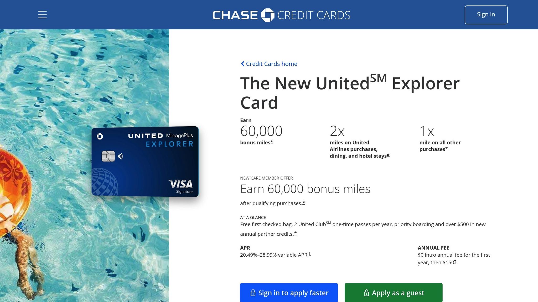 United Explorer Card