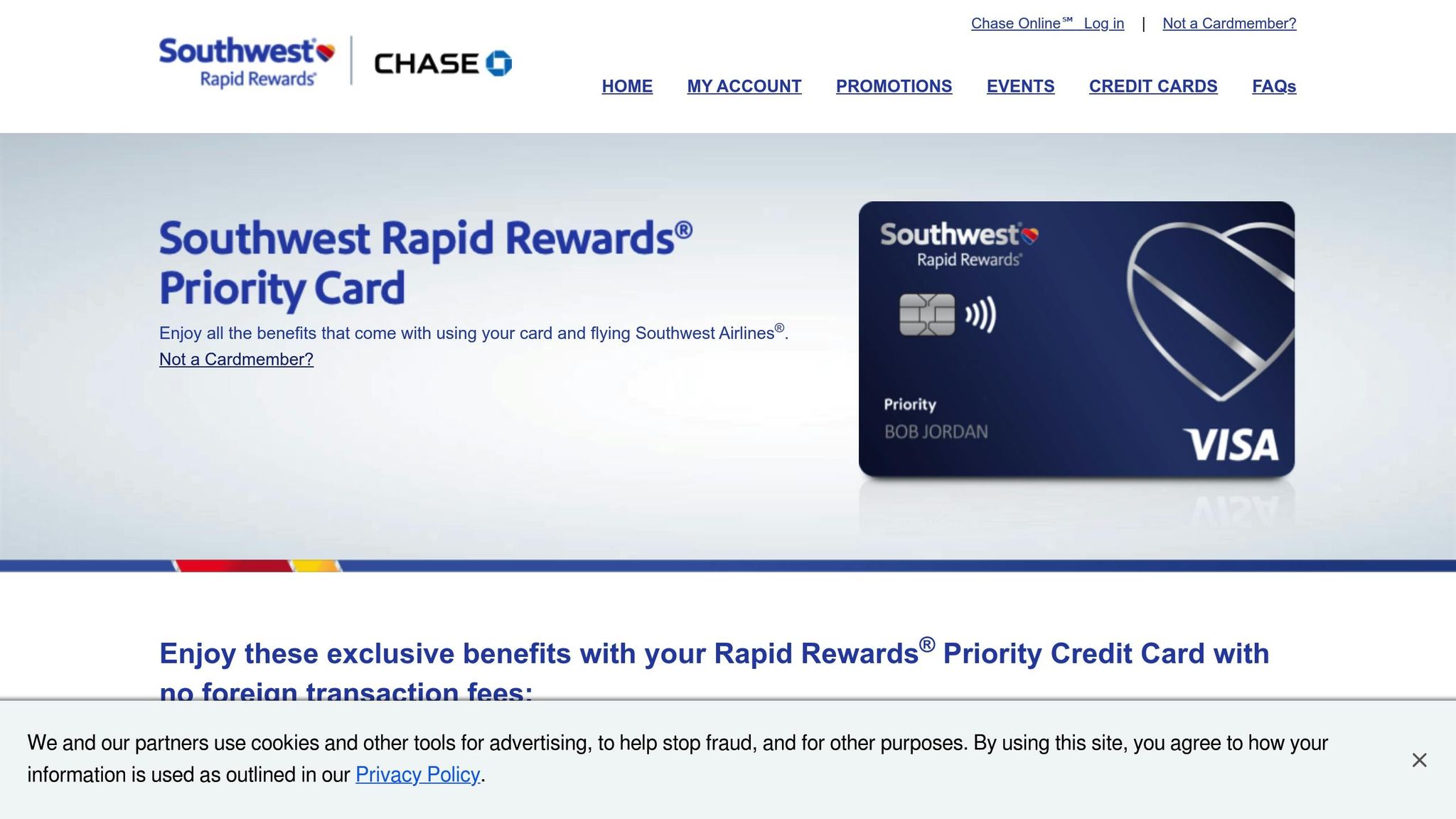 Southwest Rapid Rewards Priority Credit Card