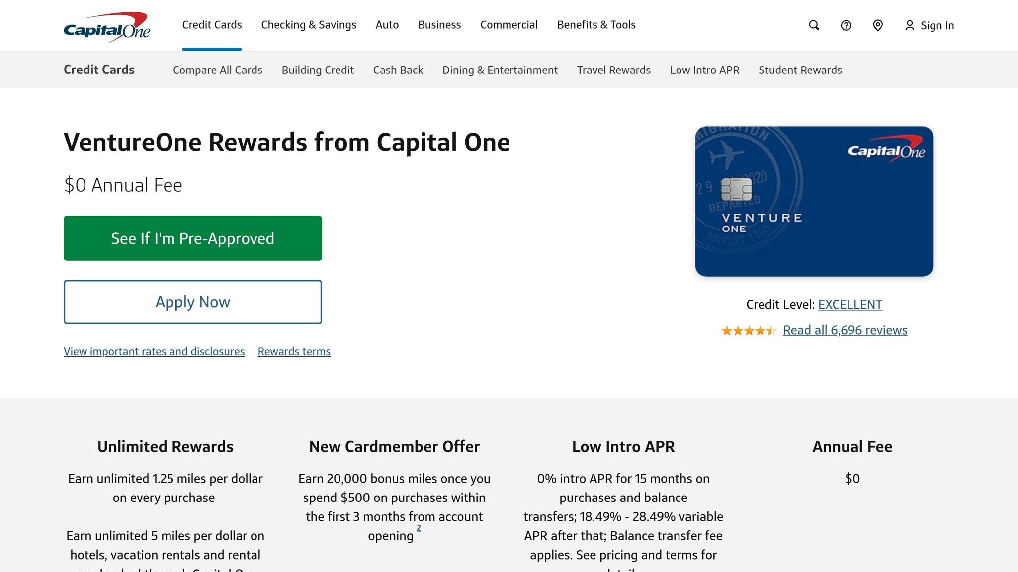 Capital One VentureOne