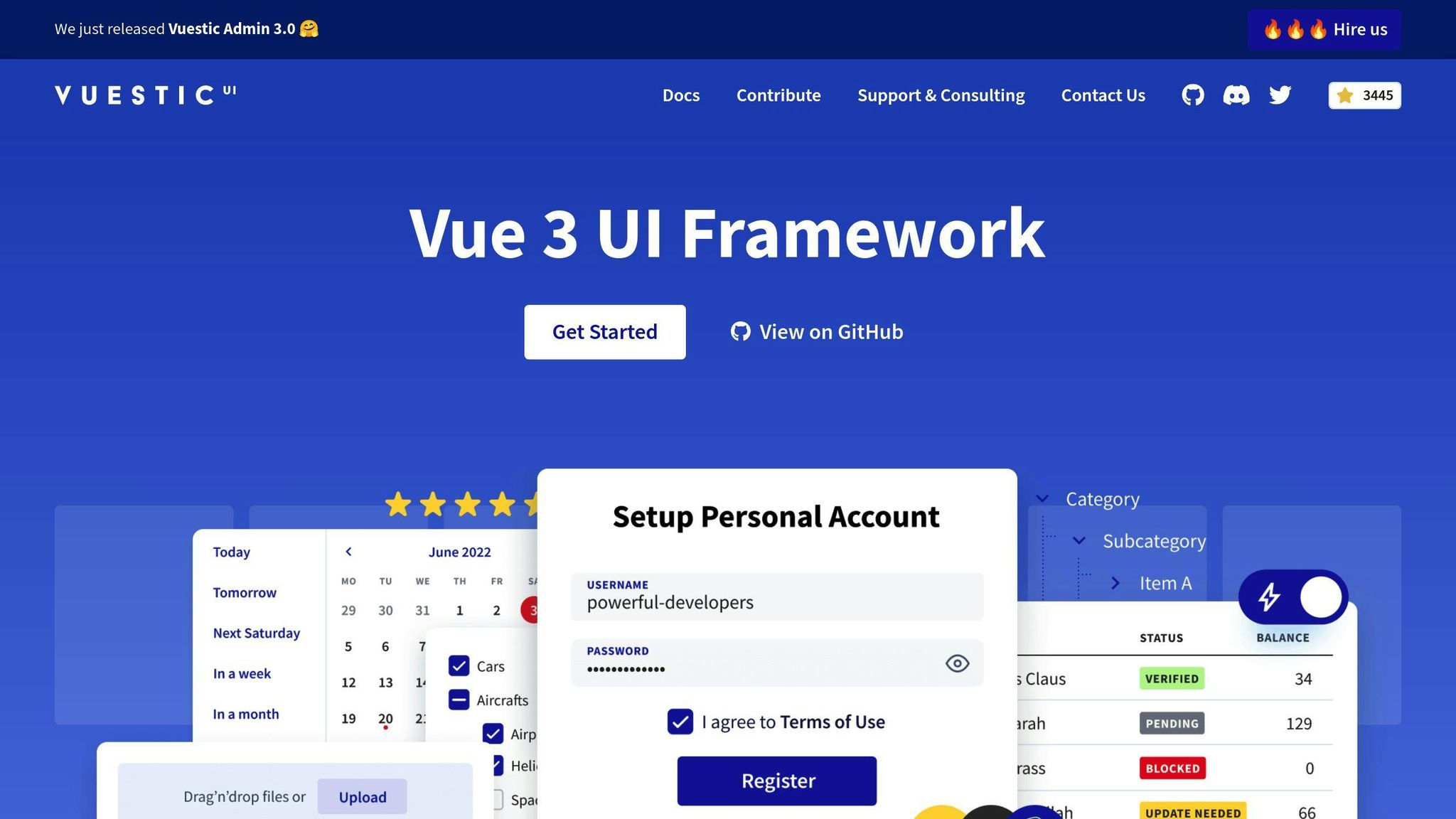 Vuestic UI