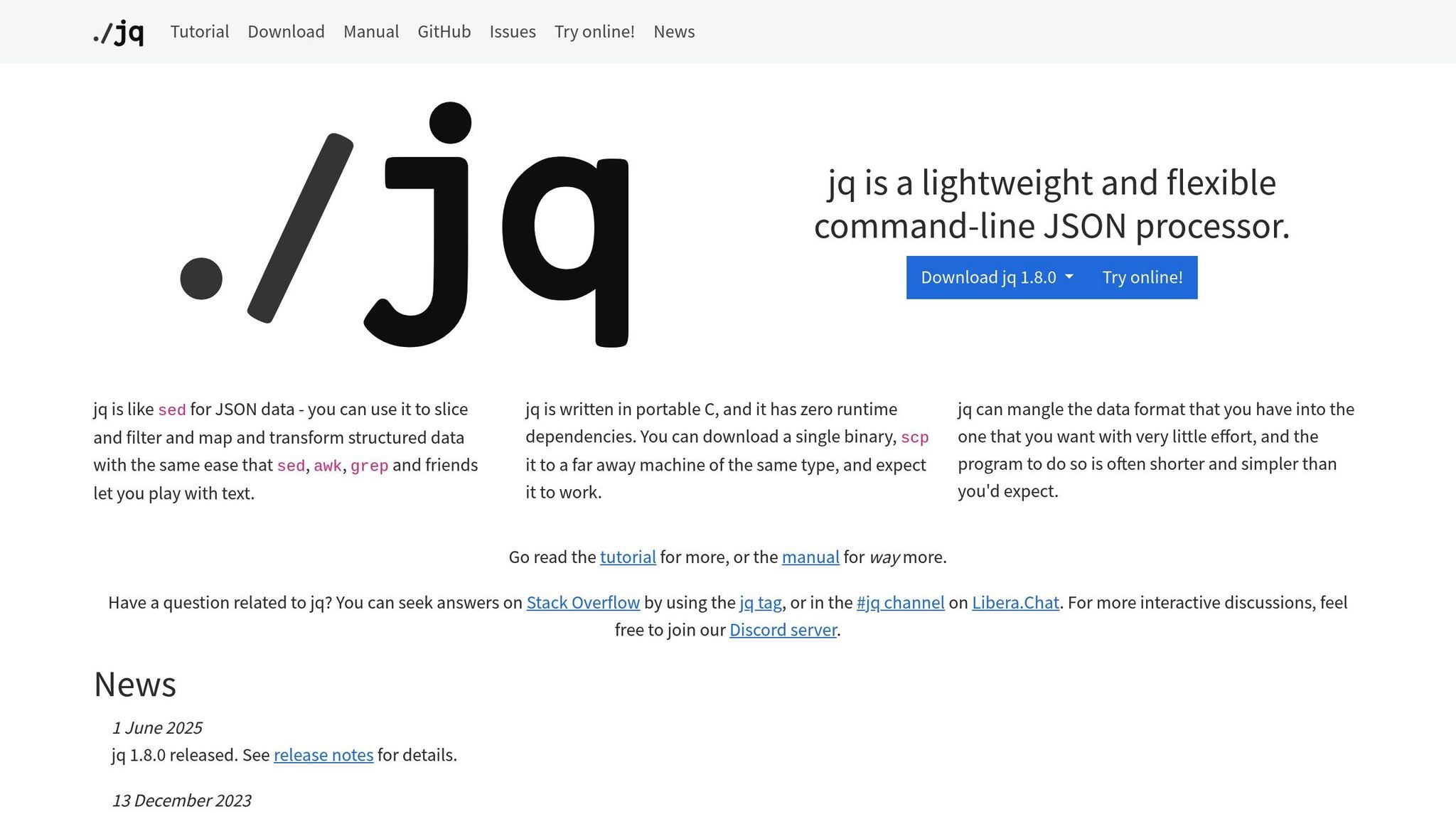 jq