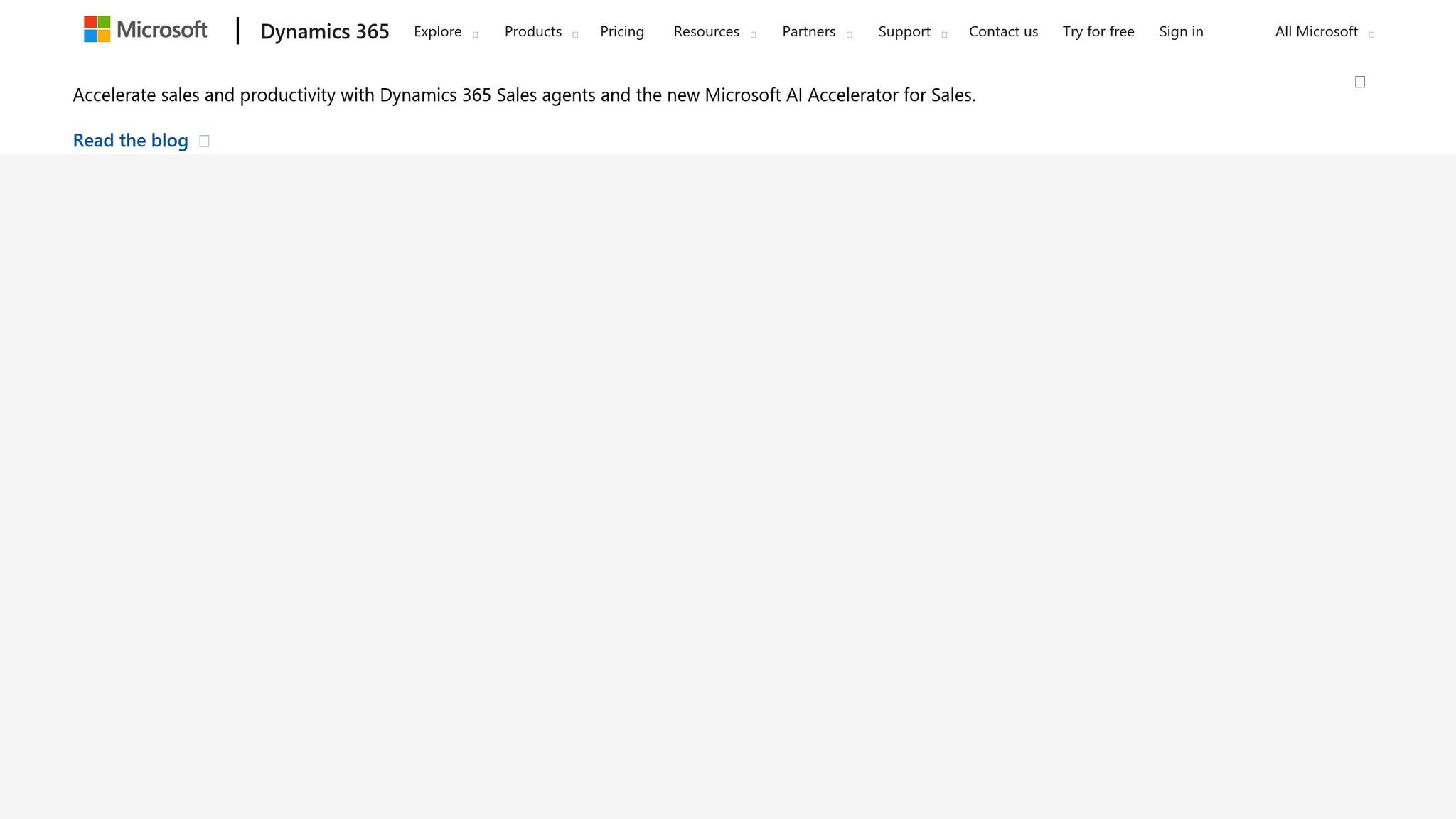 Dynamics 365 Sales