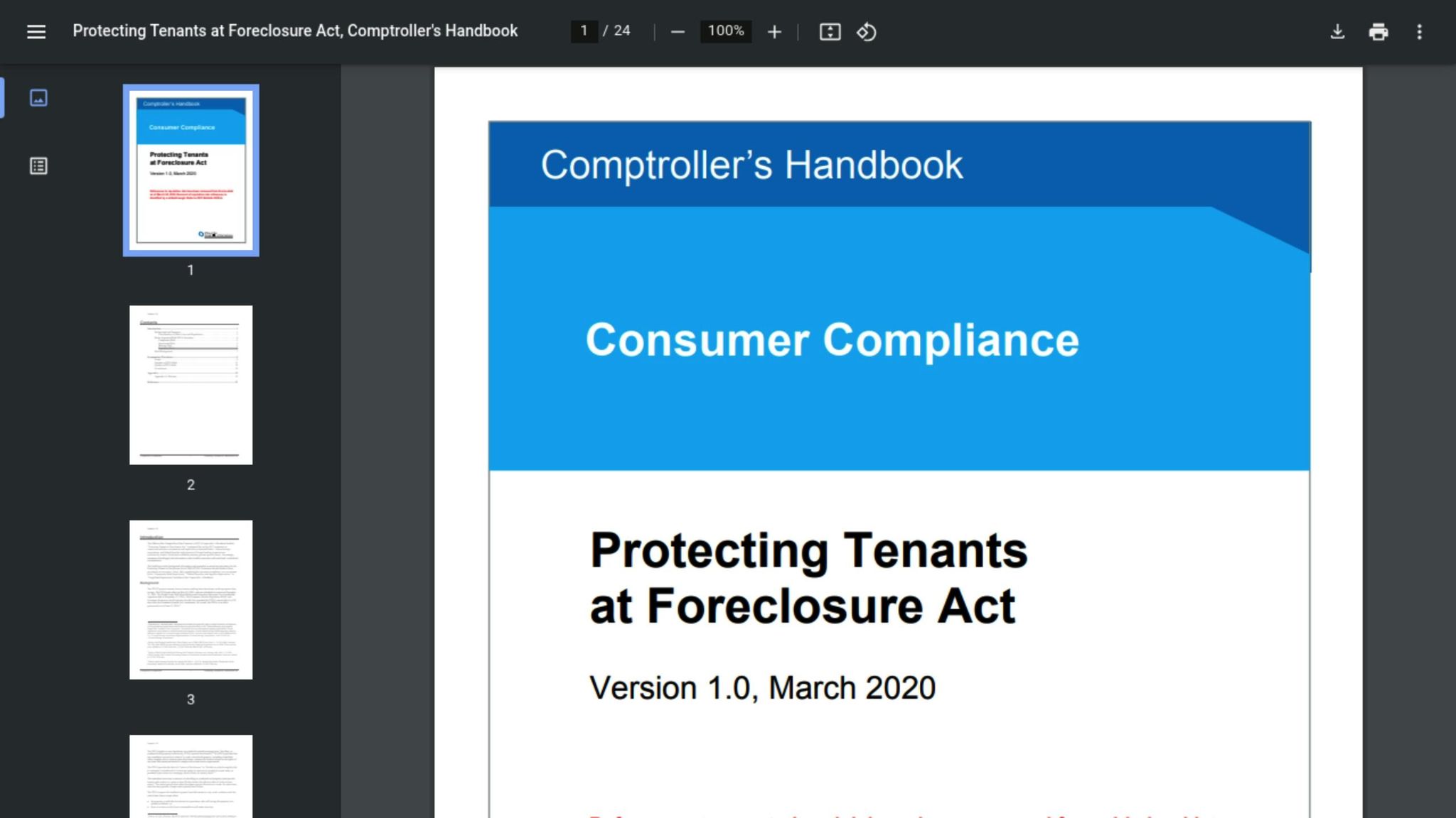 Protecting Tenants at Foreclosure Act