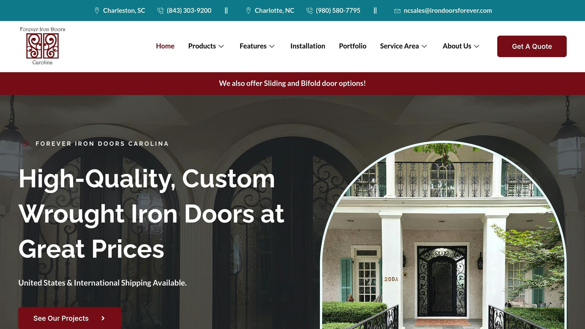 Forever Iron Doors Carolina