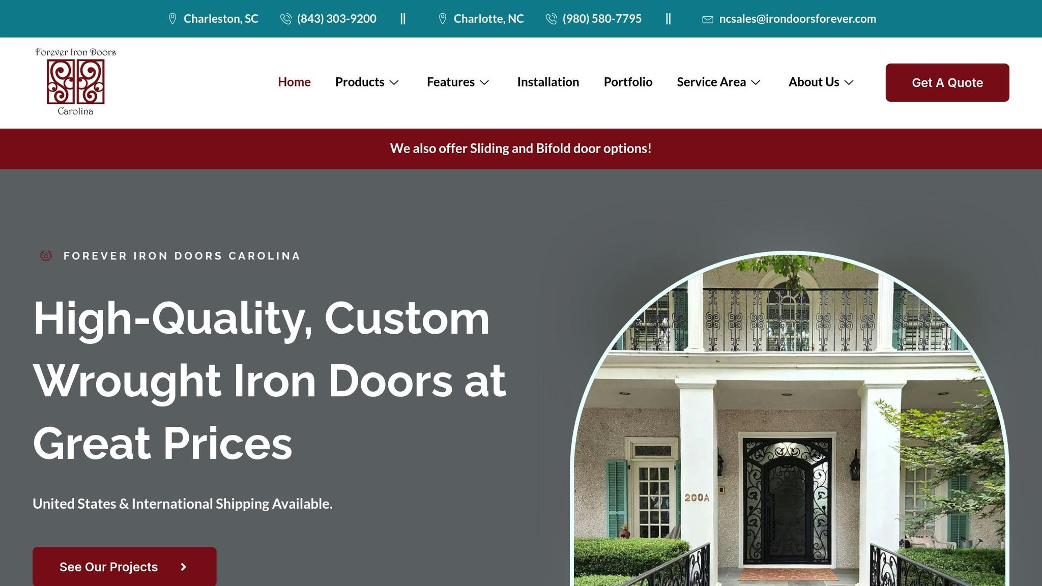 Forever Iron Doors Carolina