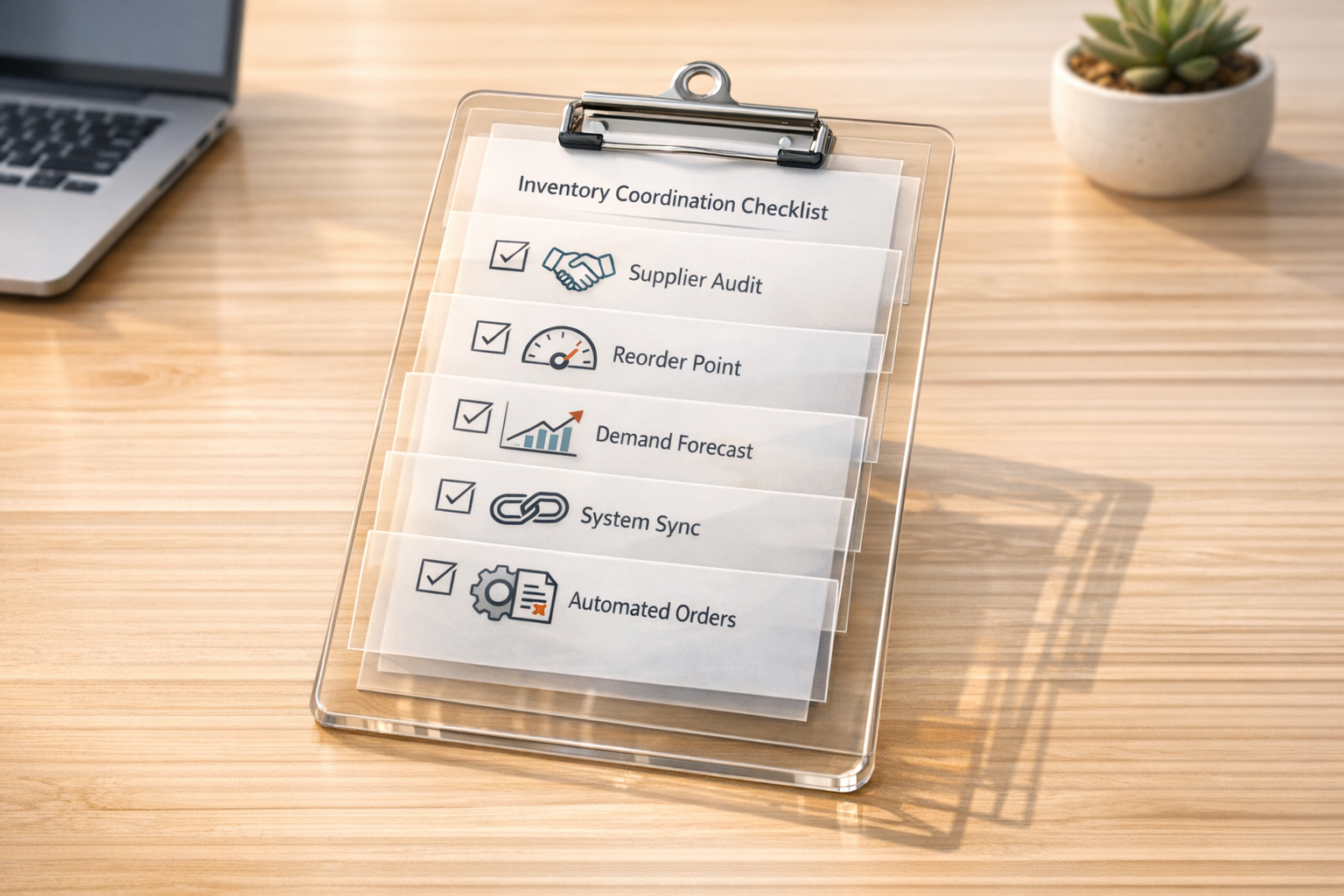 Checklist for Coordinating Inventory Replenishment with Suppliers