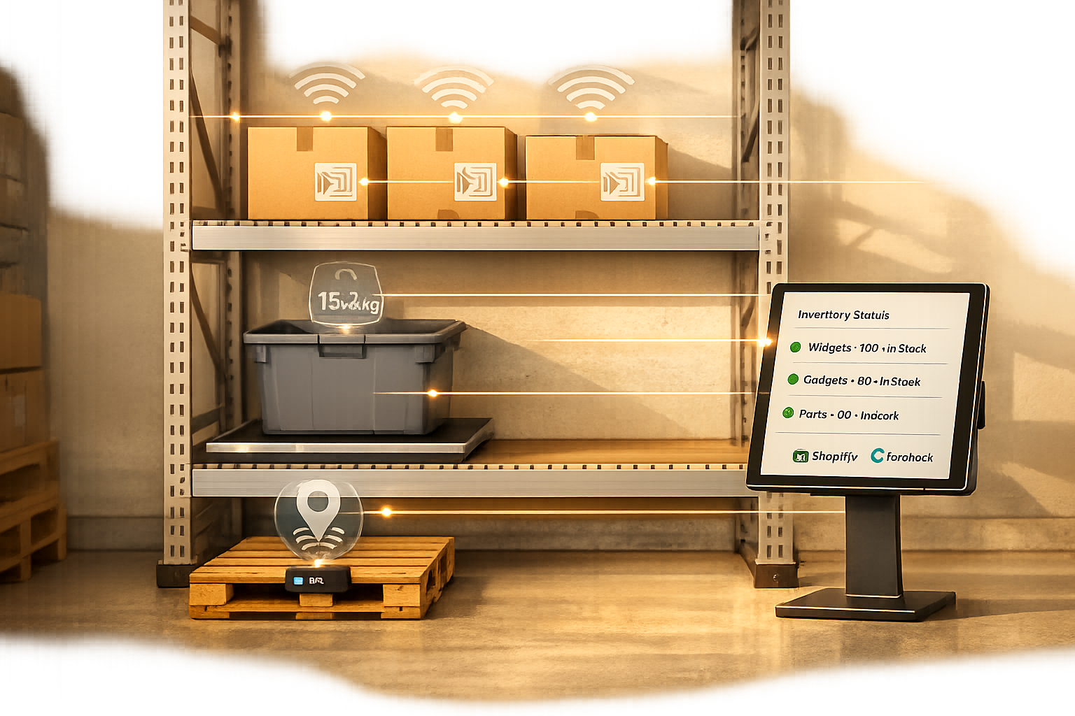 Real-Time Inventory Tracking with IoT Sensors