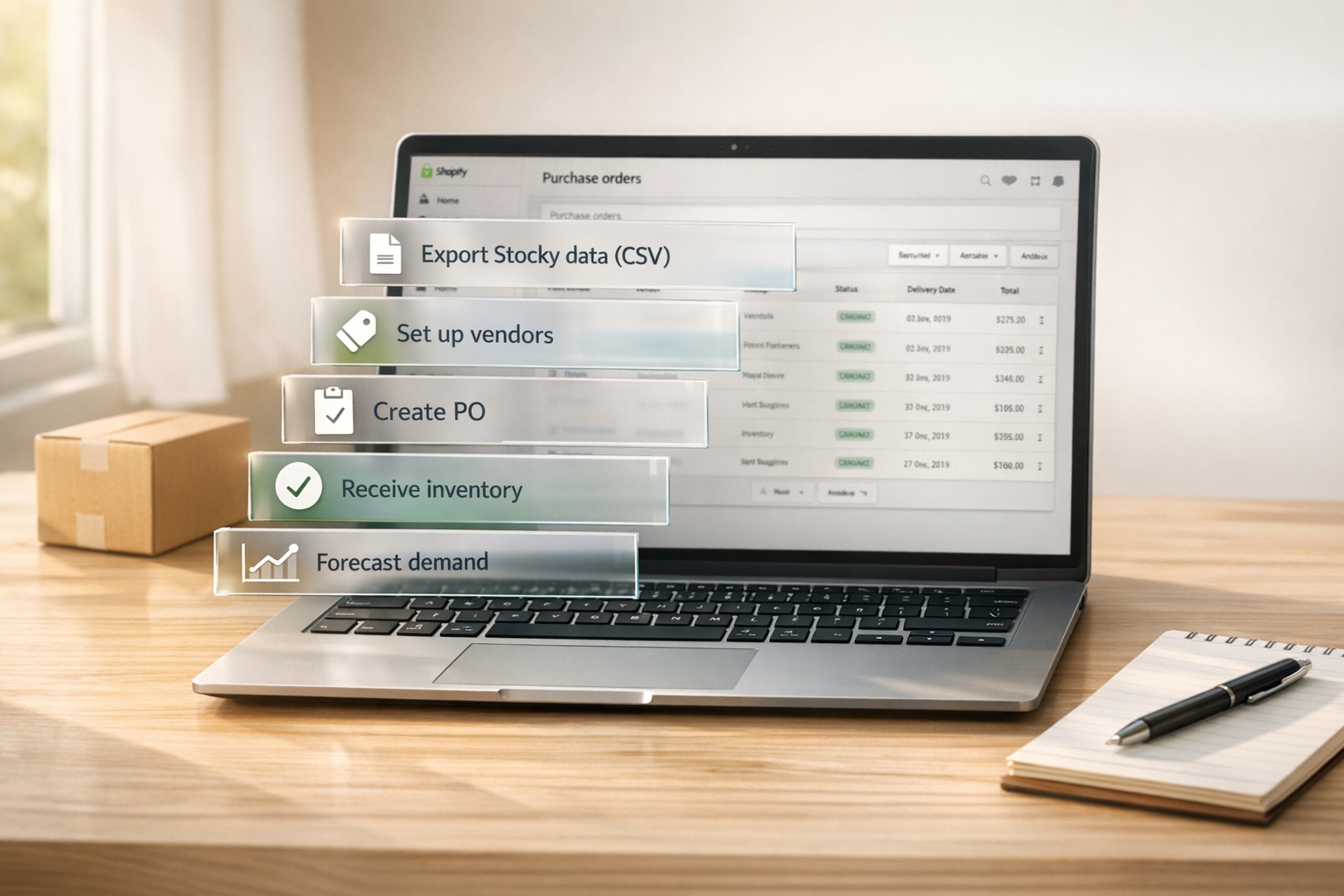 How to Create Purchase Orders in Shopify After Stocky Shuts Down