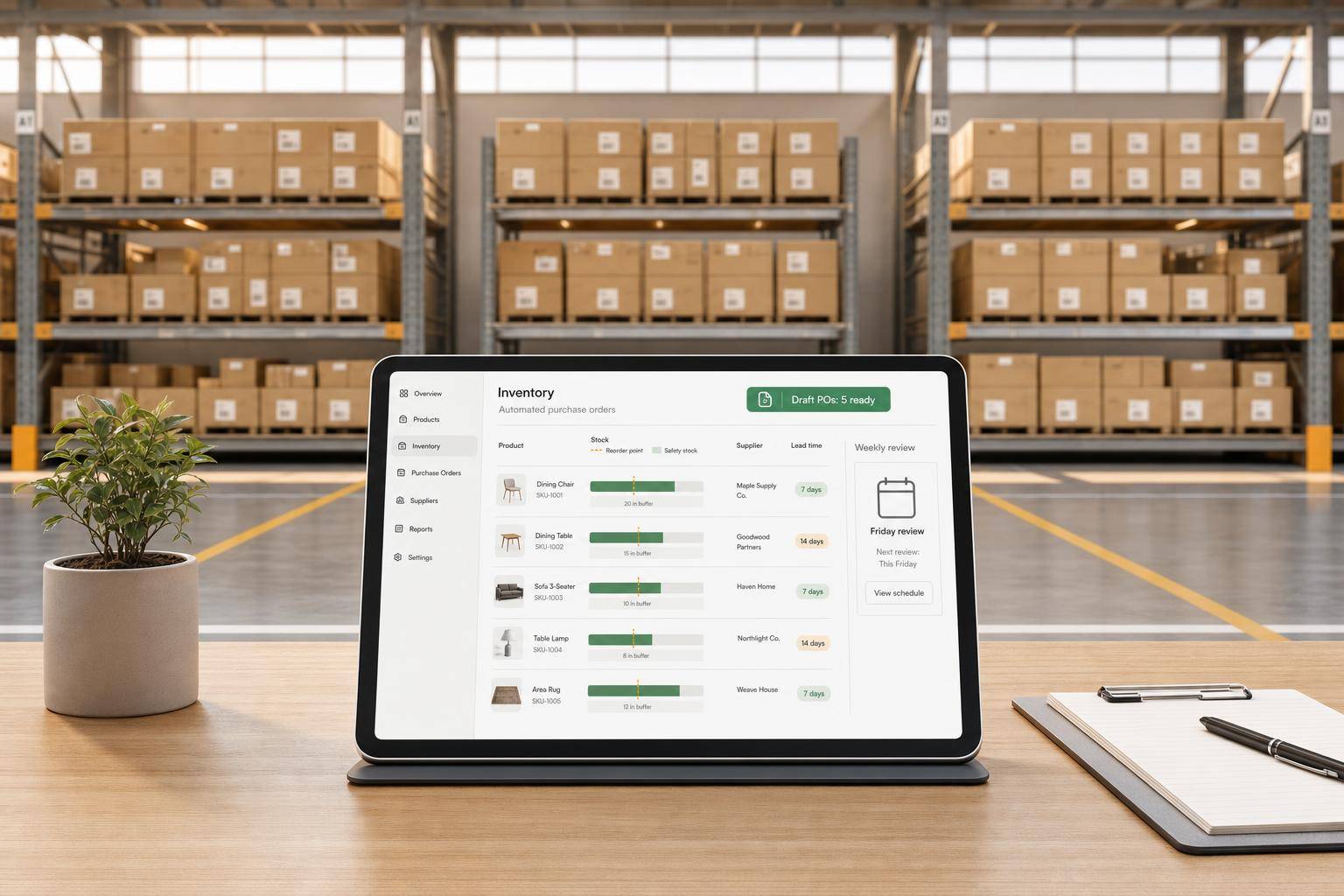 Shopify Purchase Order Automation: How to Reorder Inventory Without Spreadsheets