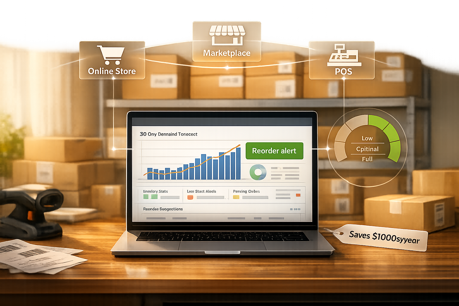 How Automation Helps Small Businesses Prevent Stockouts (& Save $1000s/Year)