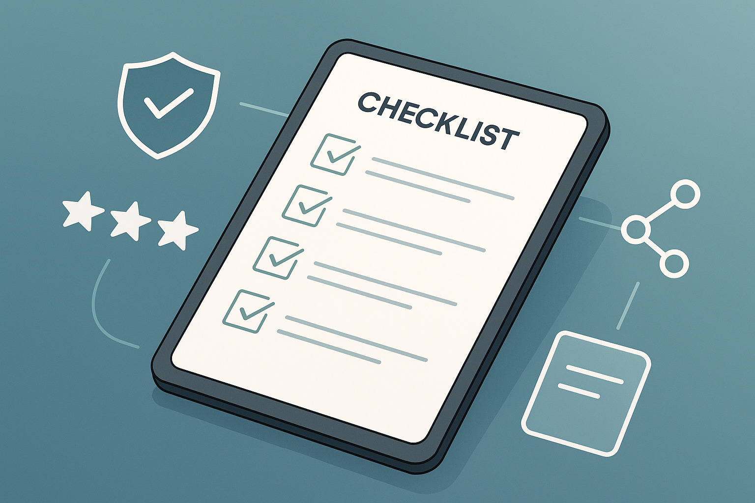Checklist for Verifying Supplier Credibility
