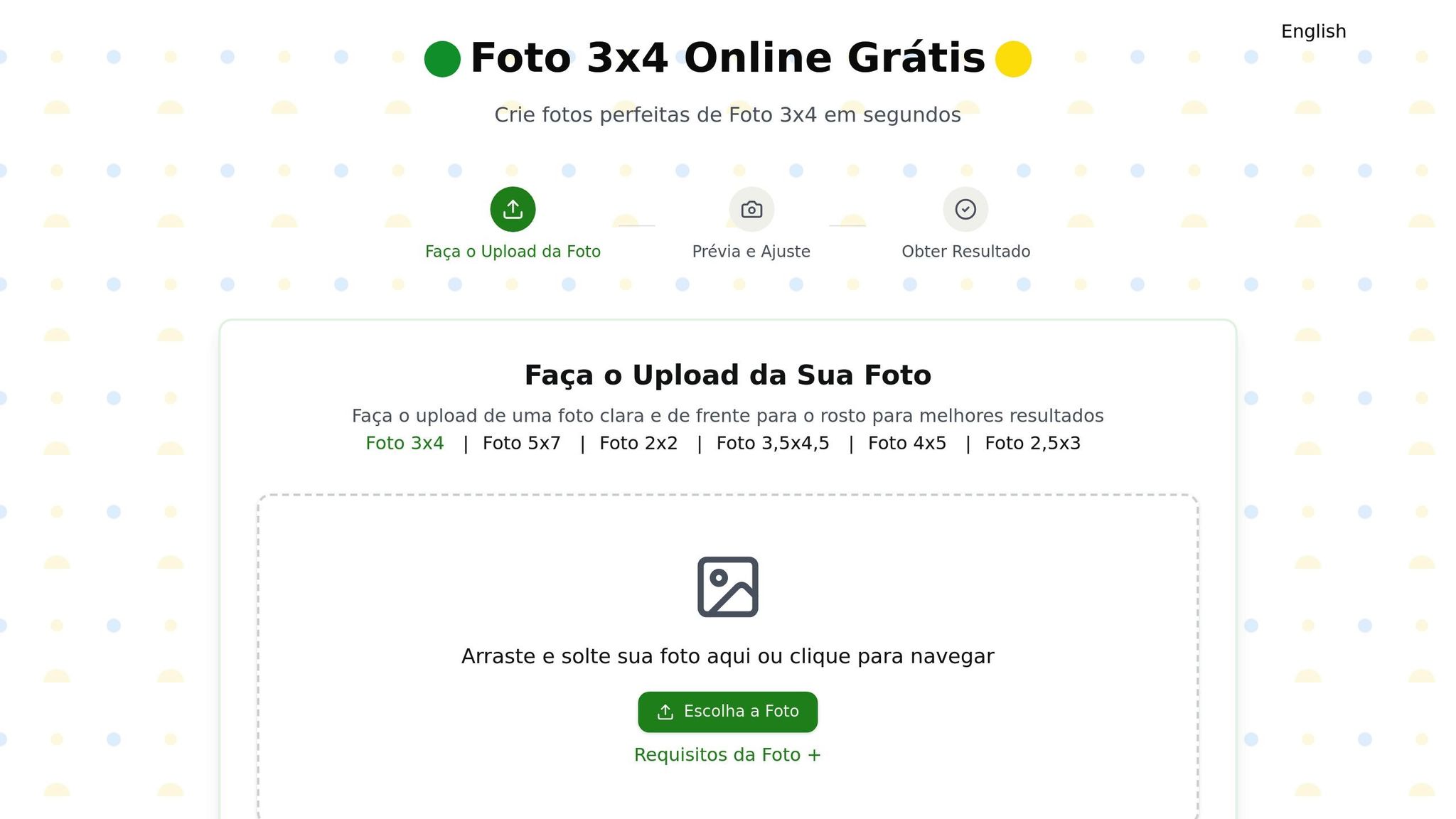 Foto 3x4 Online