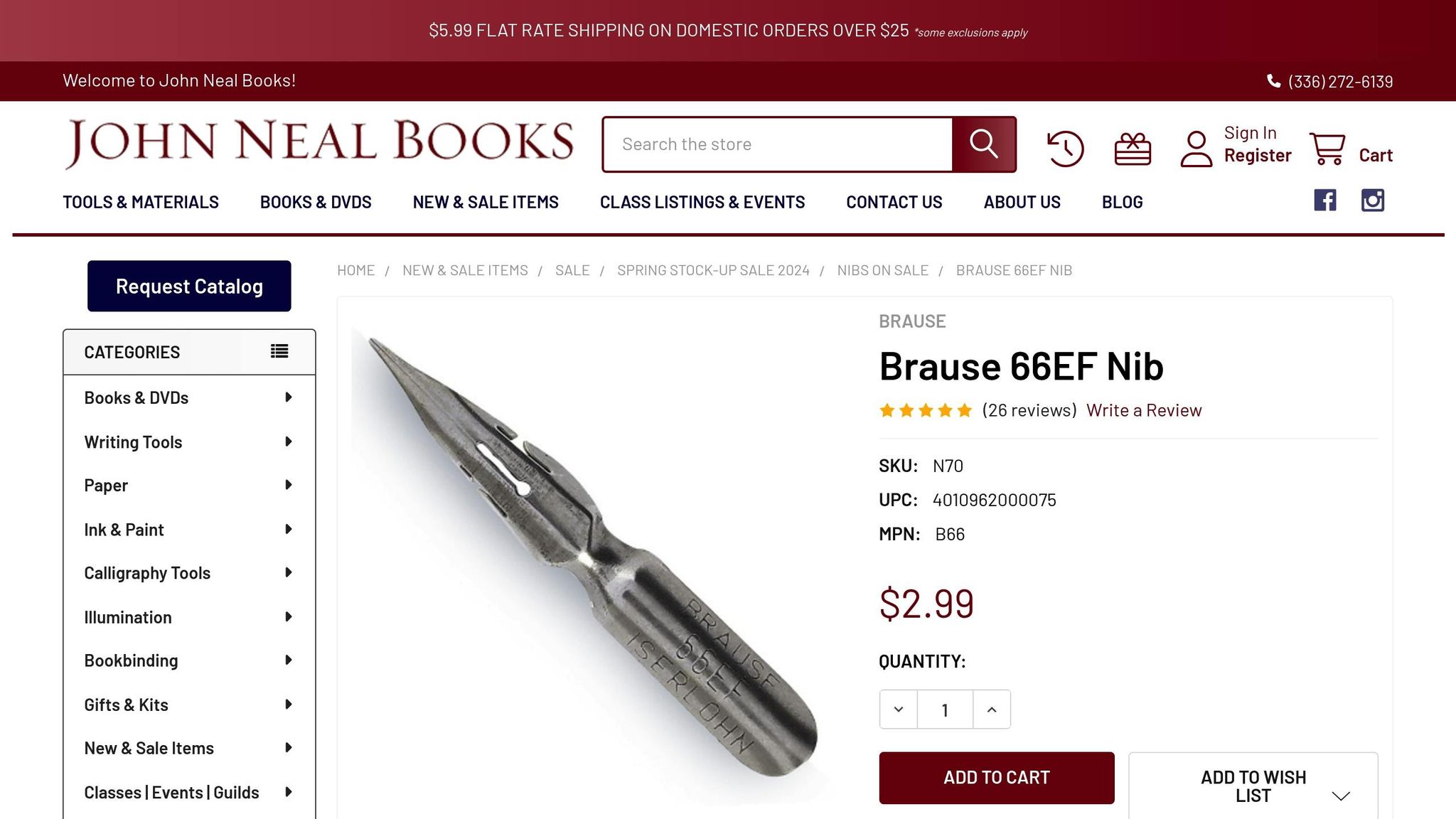 Brause 66EF Nib