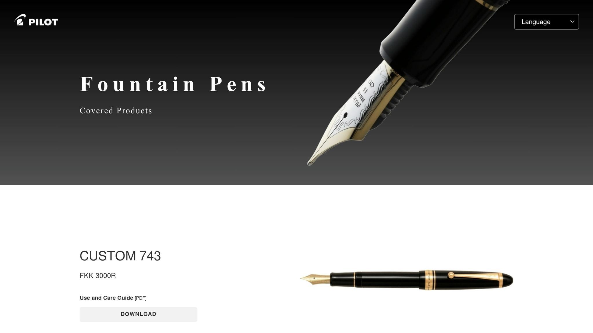 Pilot Custom 743