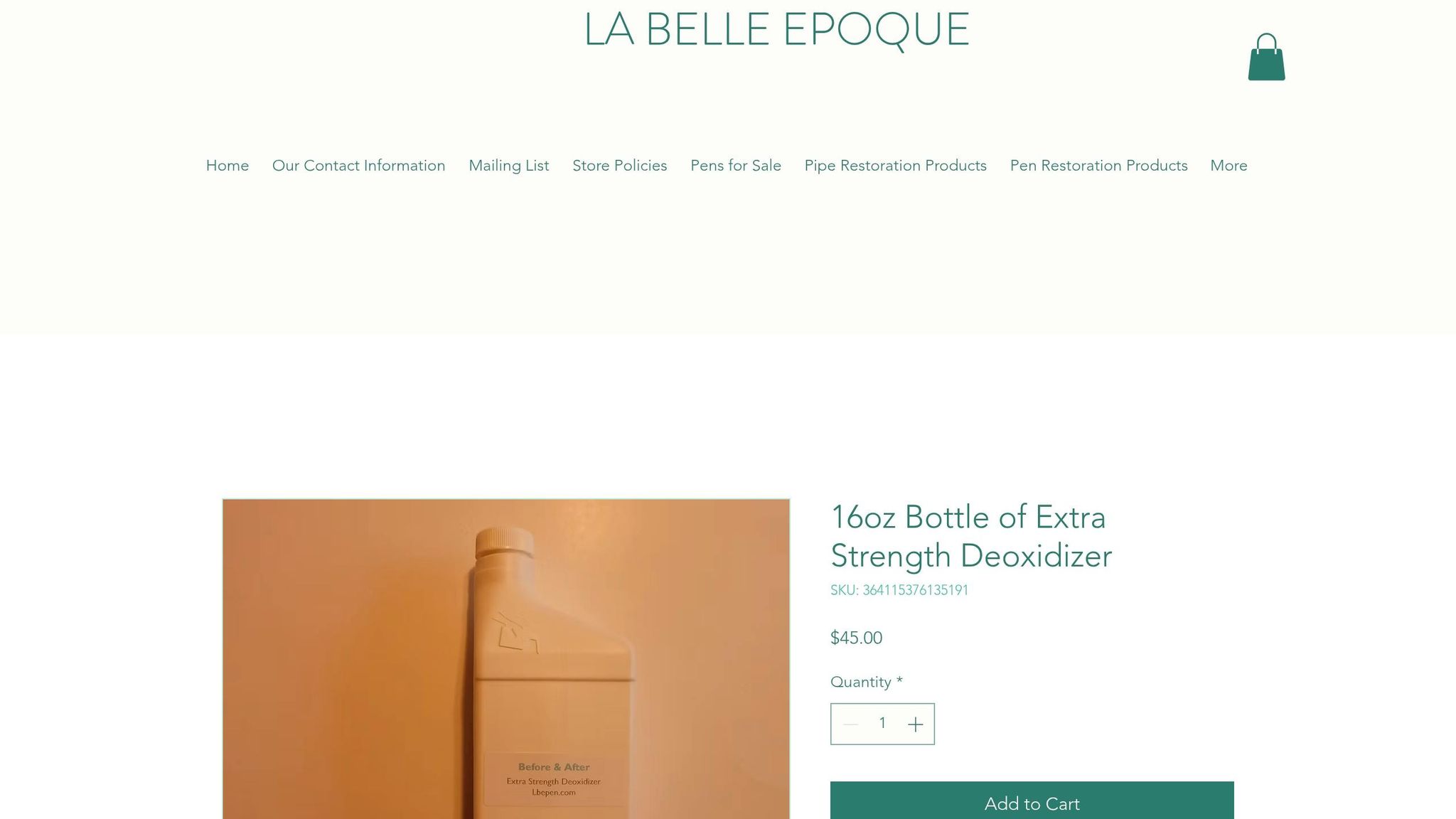 La Belle Epoque Deoxidizer
