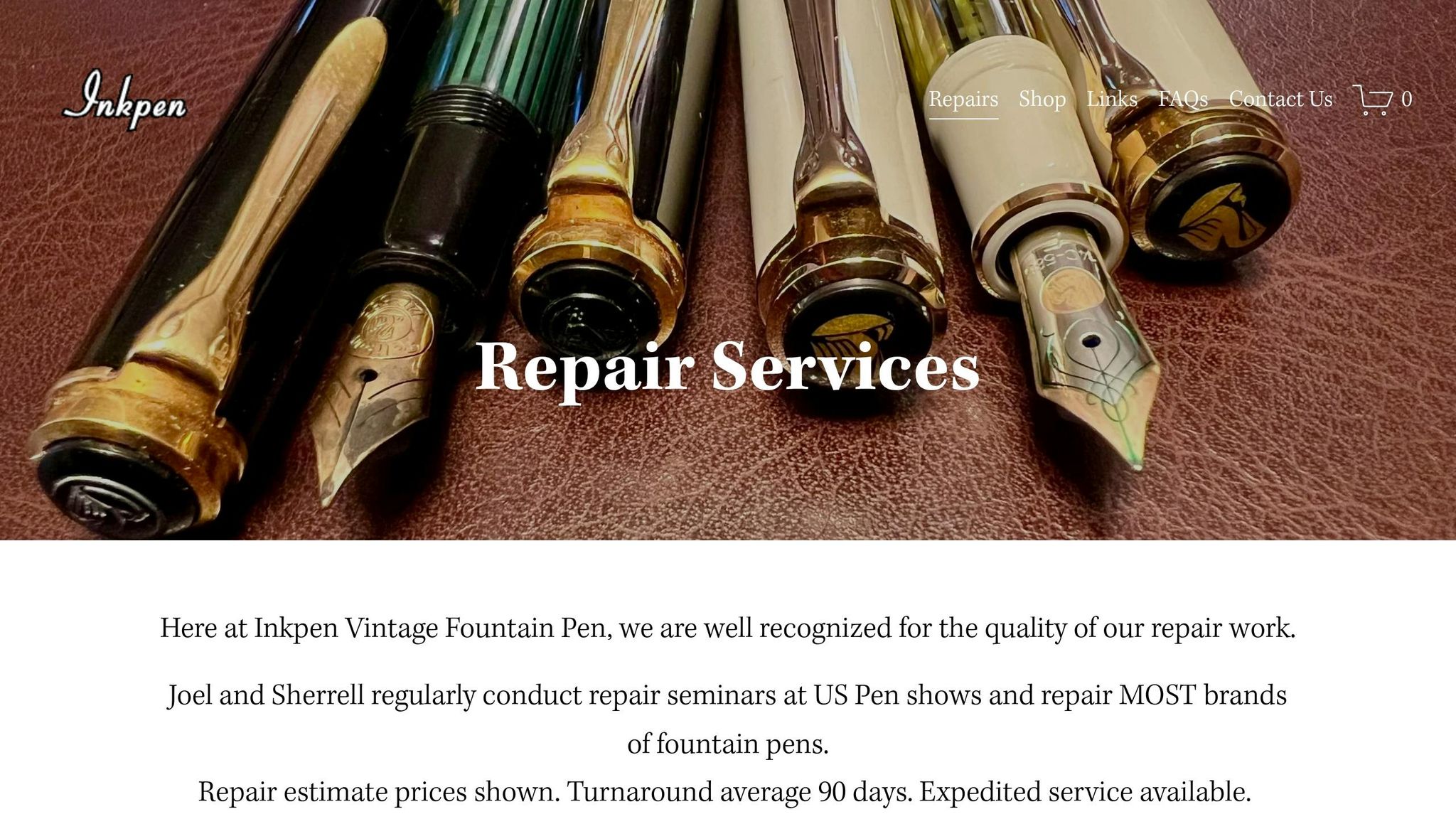 Inkpen Vintage Fountain Pen Repairs