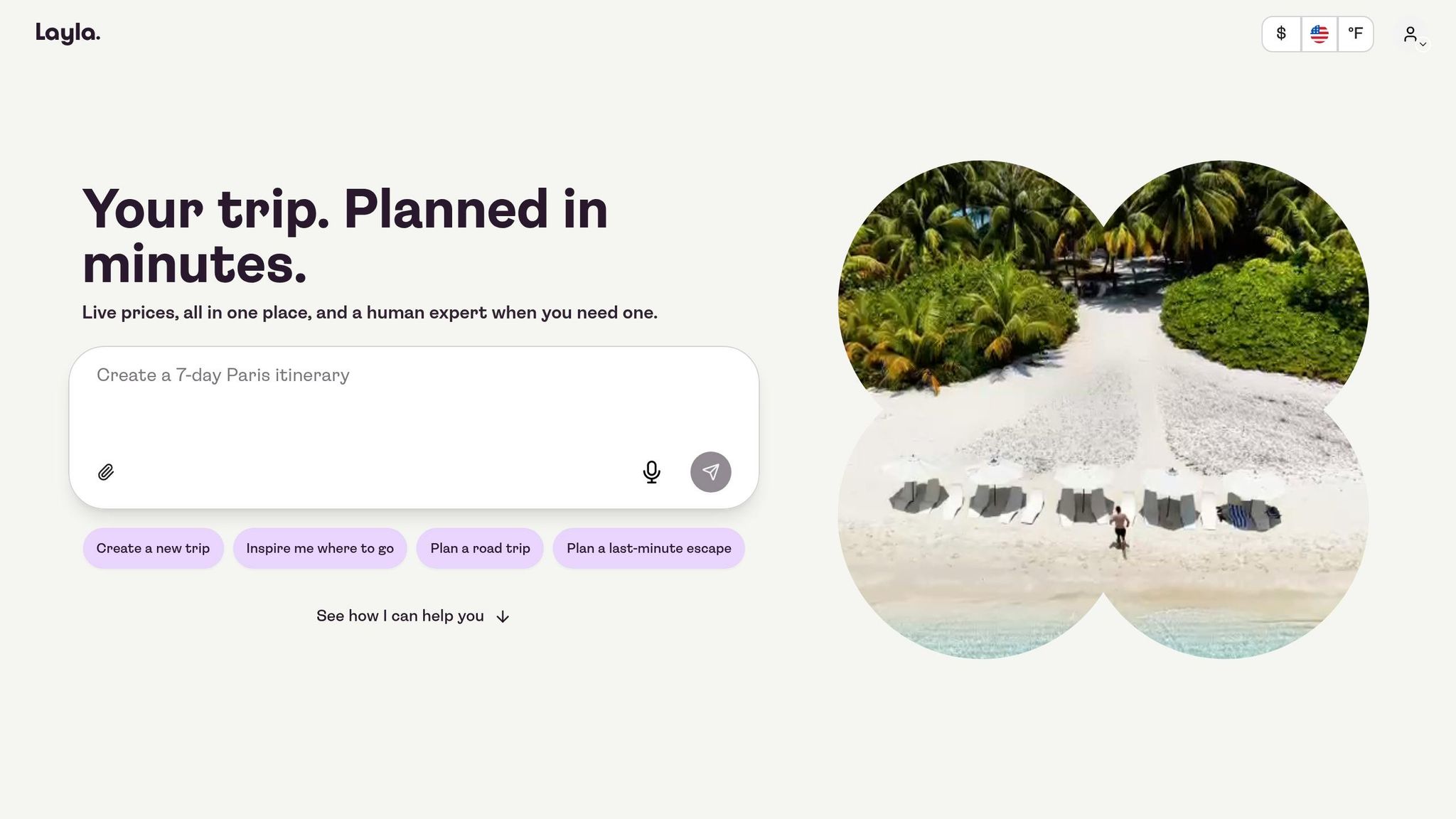 Layla AI Trip Planner