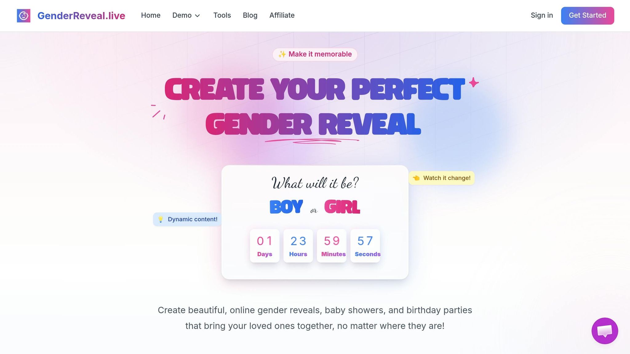 GenderReveal.live