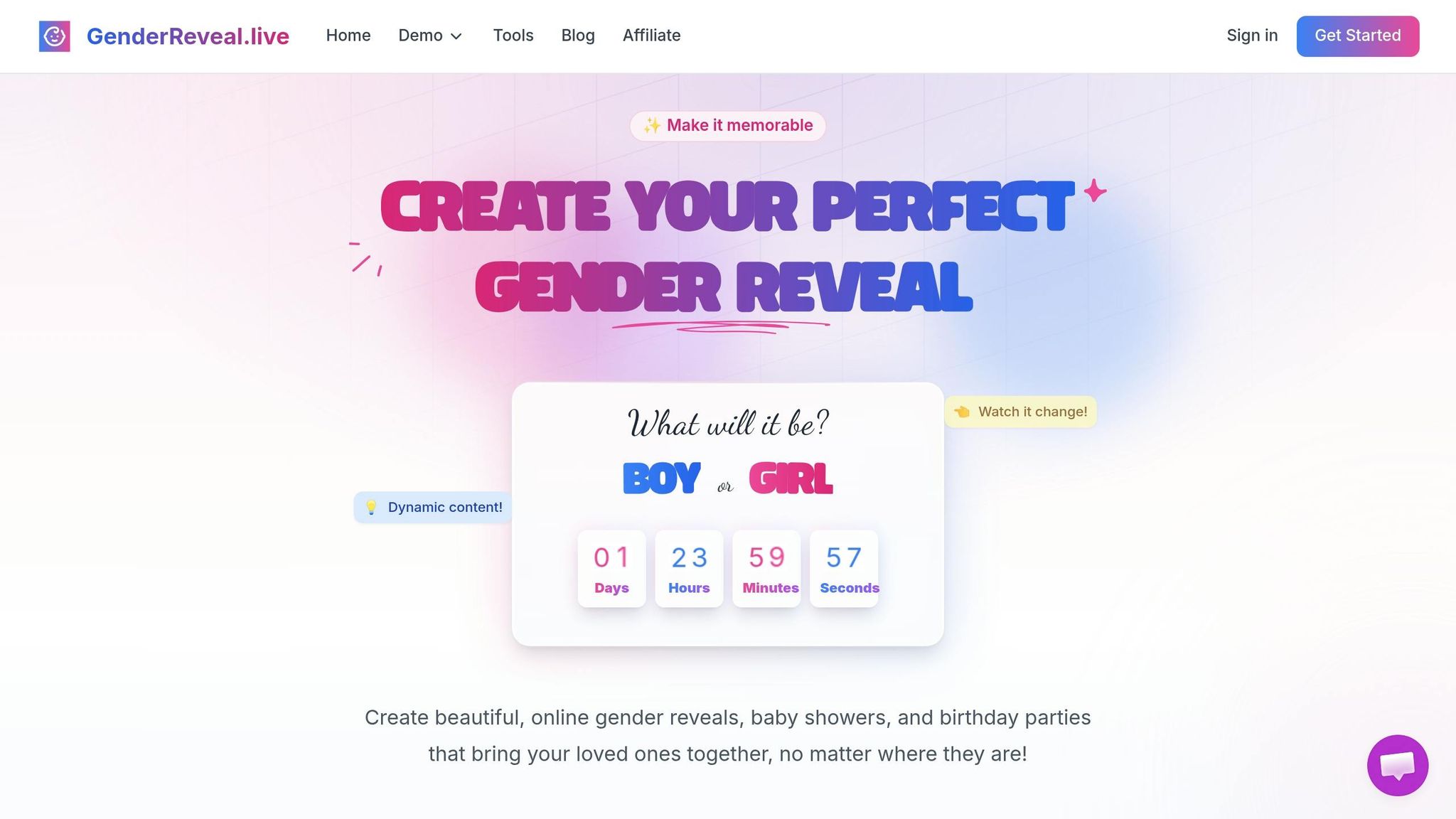 GenderReveal.live