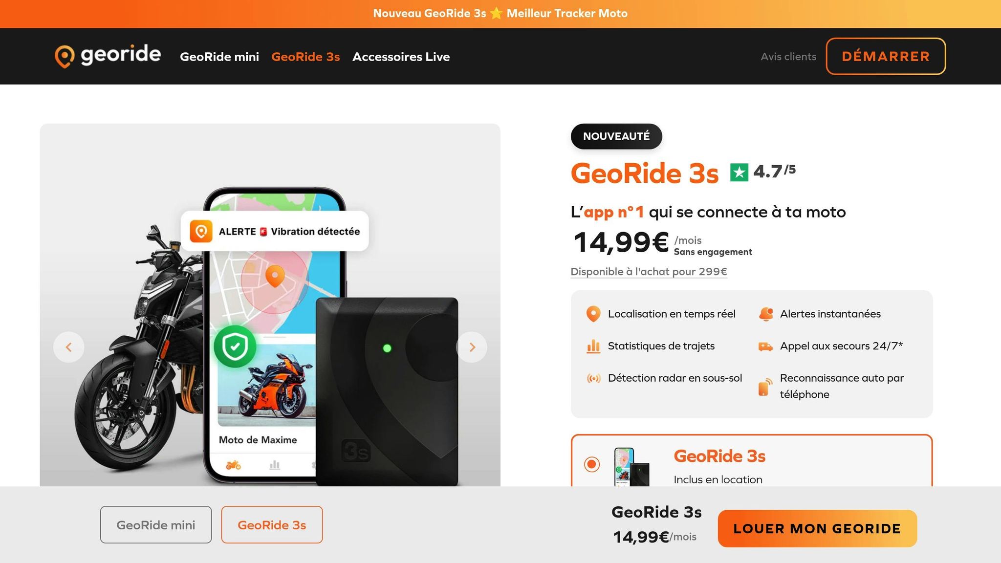 GeoRide 3s