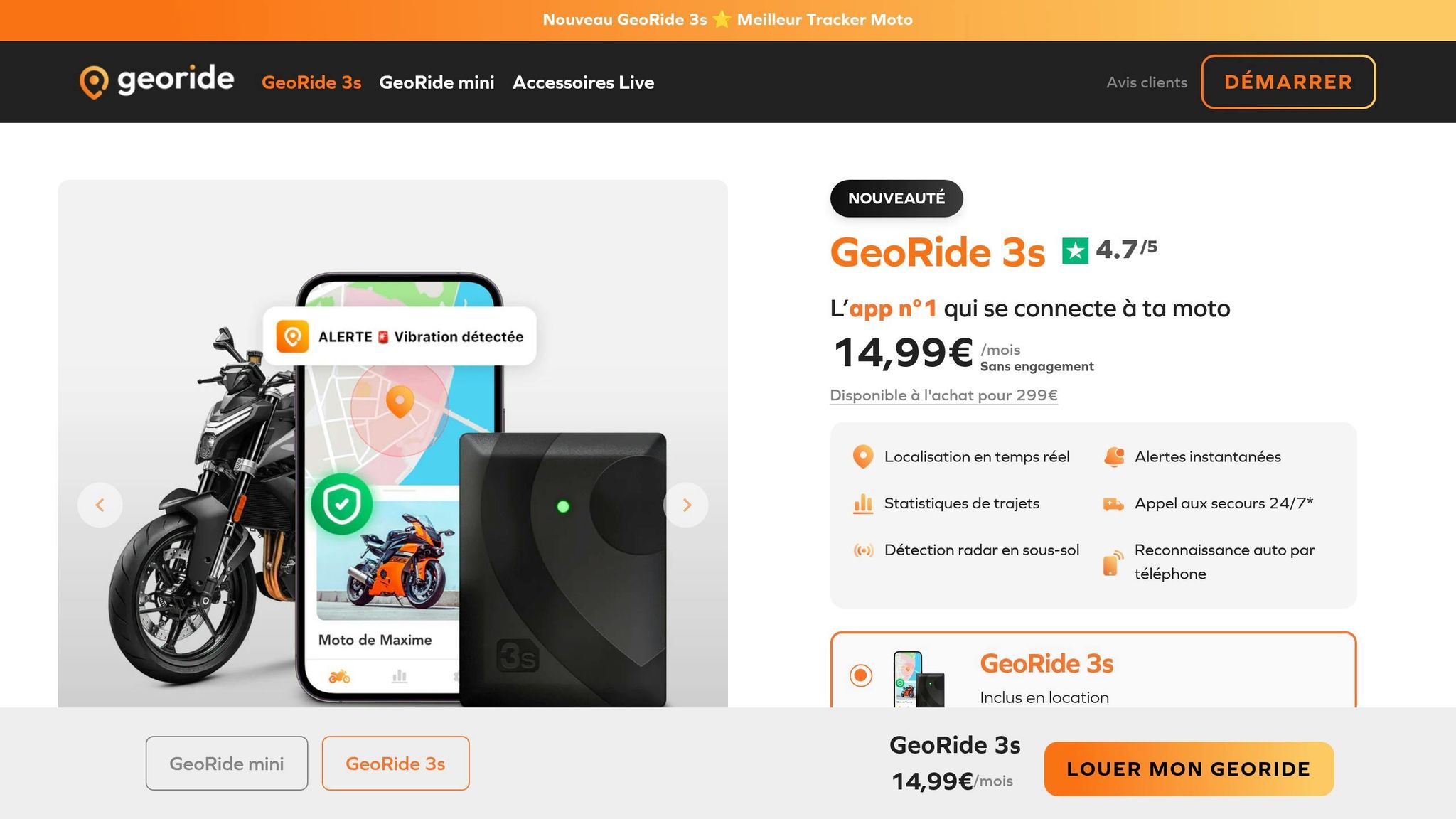GeoRide 3s