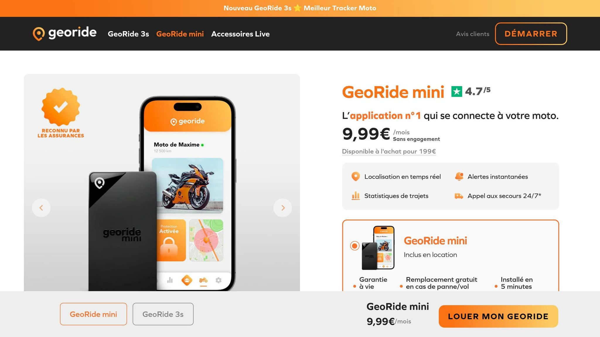 GeoRide mini