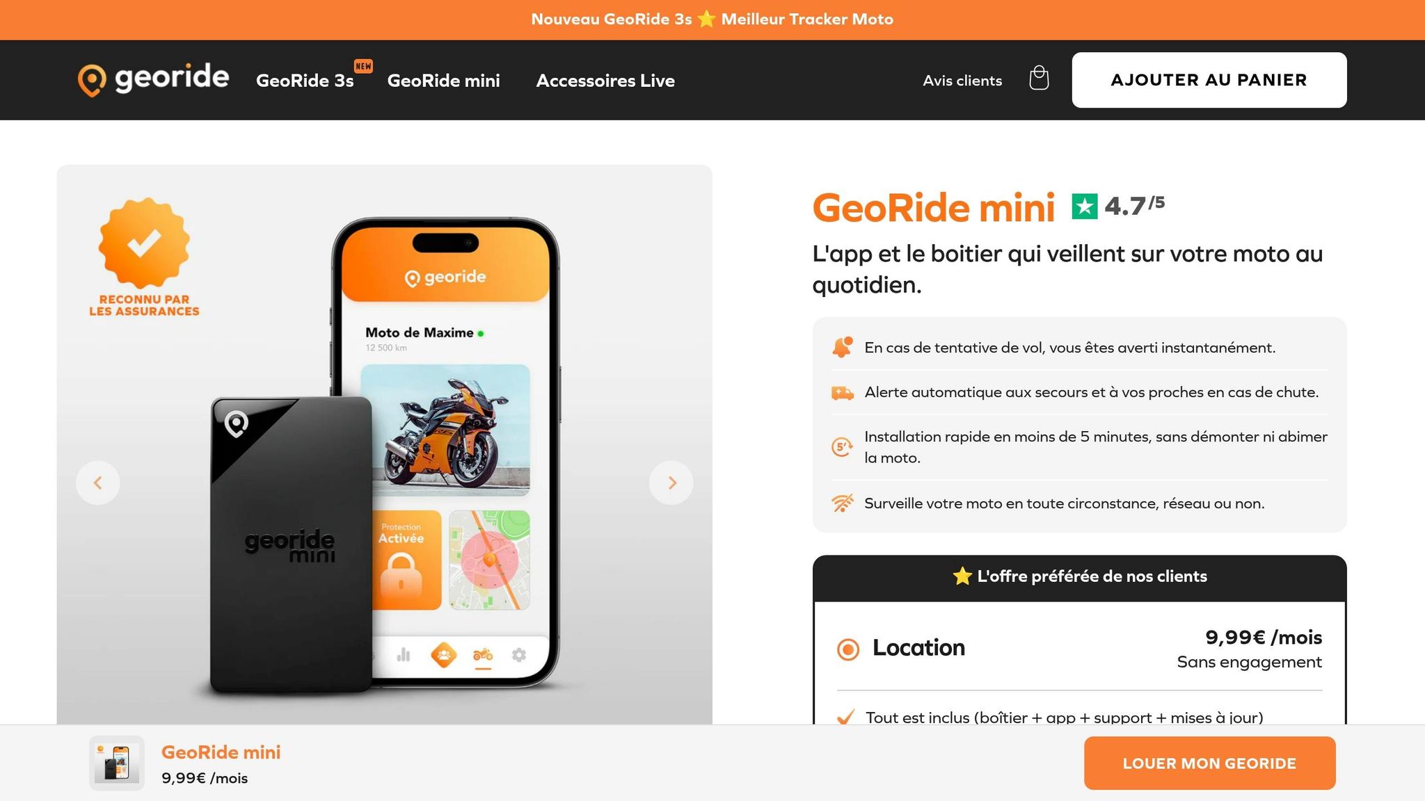GeoRide mini