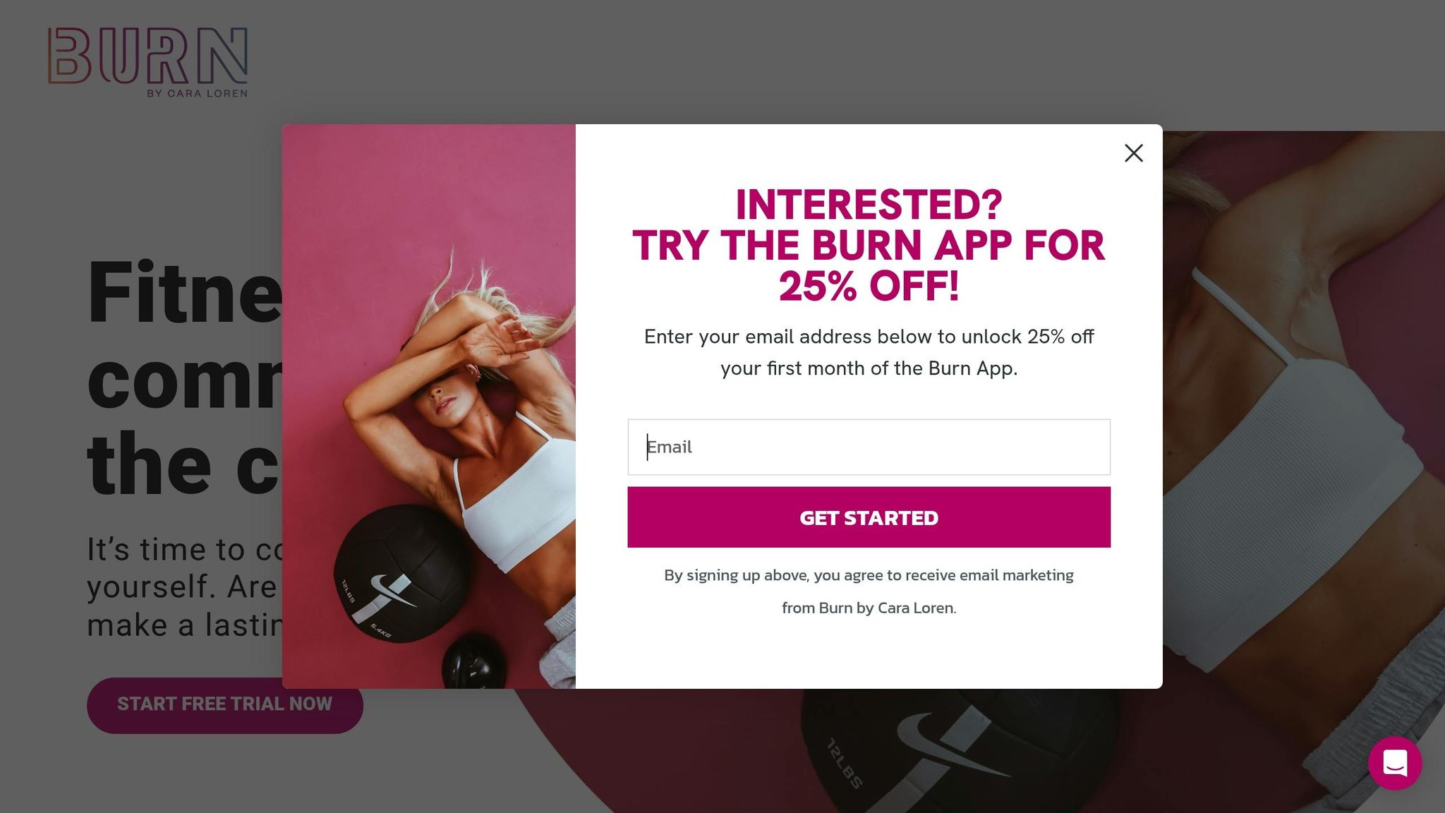 Burn App by Cara Loren