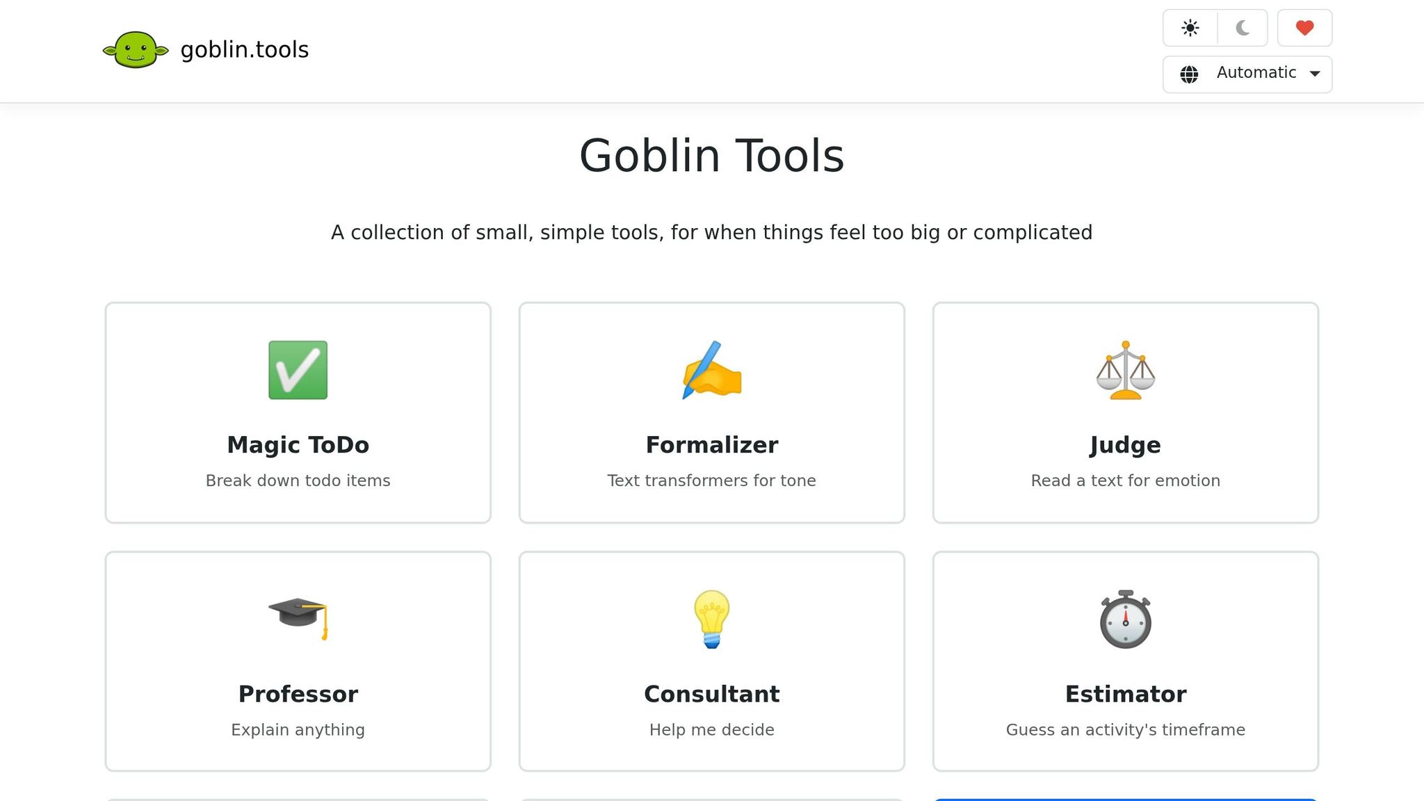 Goblin Tools